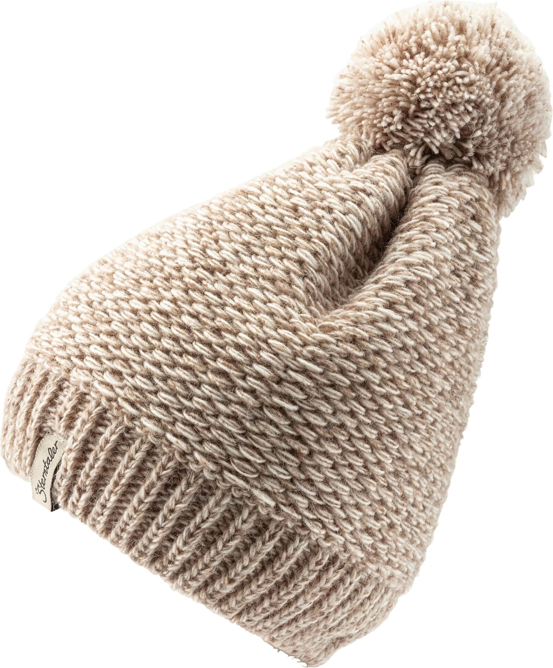 Sterntaler Winter-Strickmütze Bommel