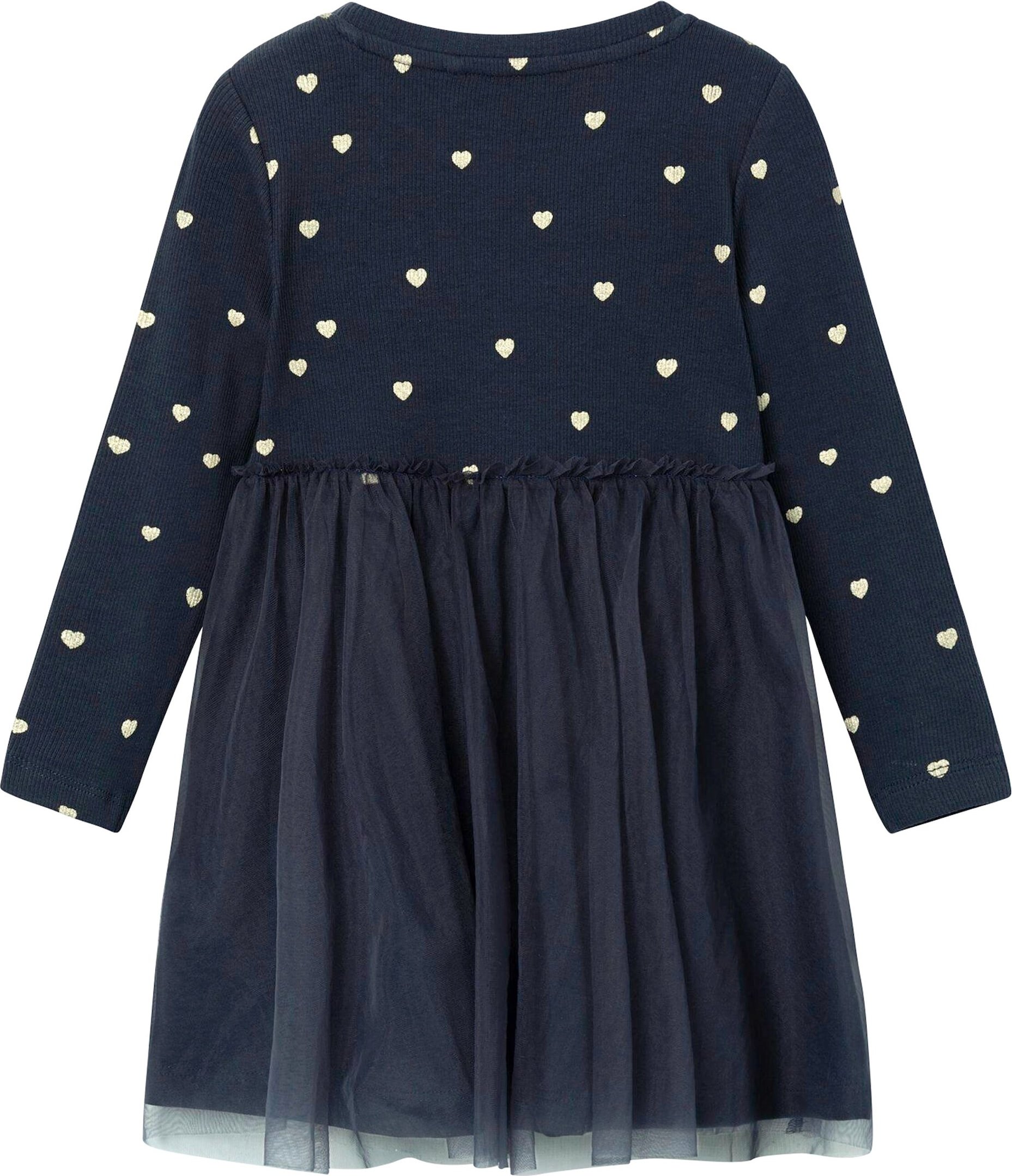 Name It Kleid langarm mit Tüllrock Herzen