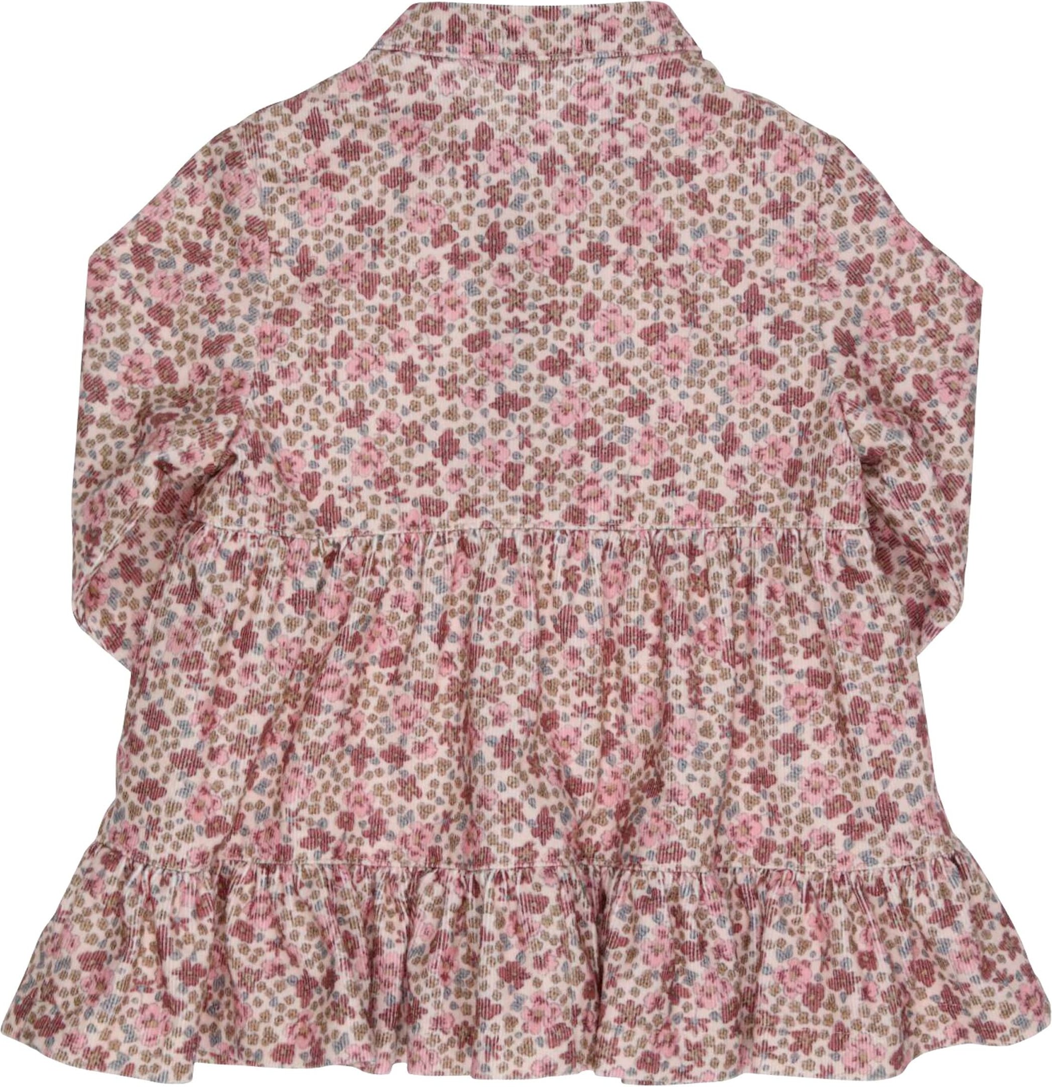 Gymp Cordkleid langarm Blumen