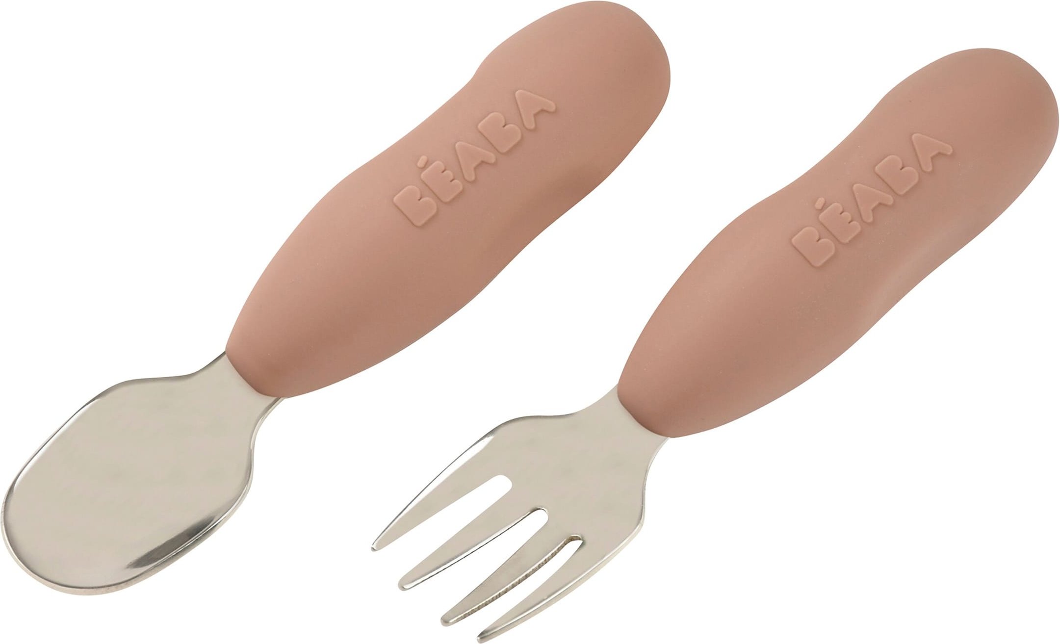 Beaba Edelstahl-Lernbesteck