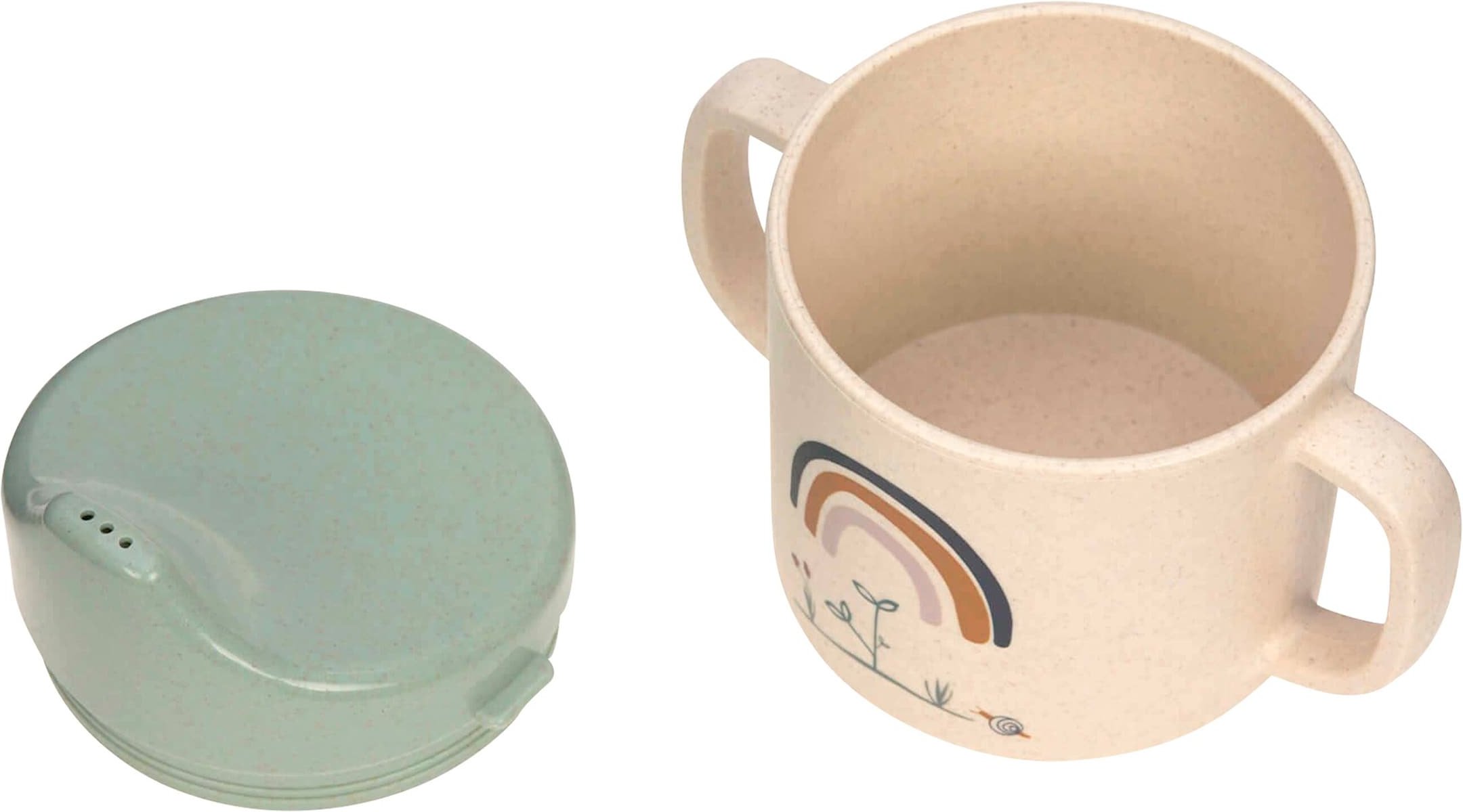 Lässig Trinklernbecher mit Henkel mit Zellulose