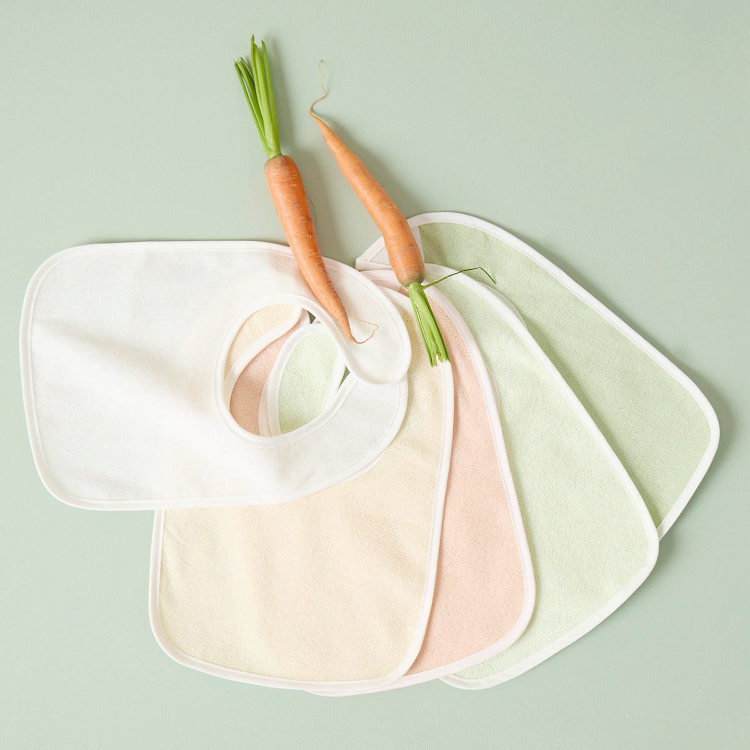 Thumbnail - Bieco Baby Lätzchen 5er Pack abwaschbar - ab Geburt