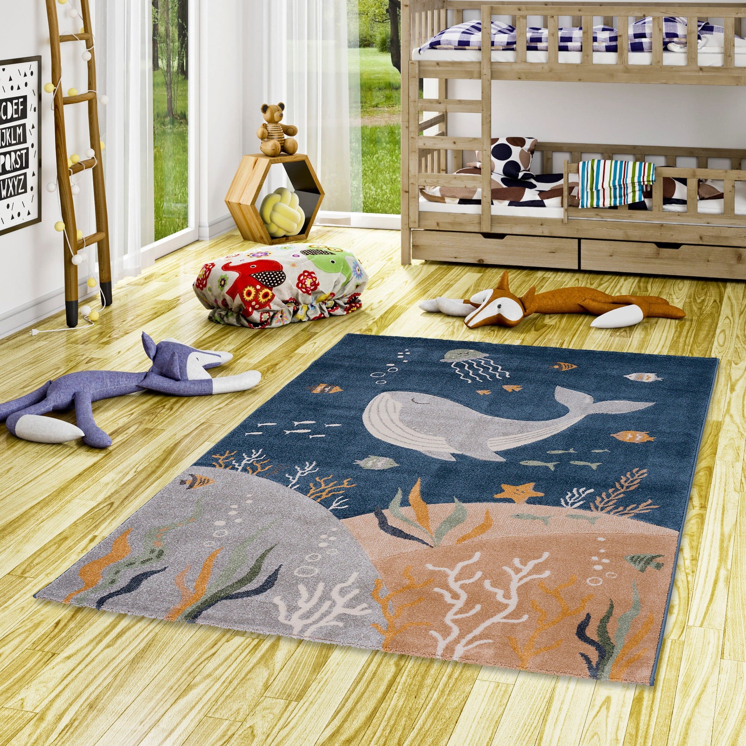 Pergamon Kinder Teppich Maui Kids Ozean