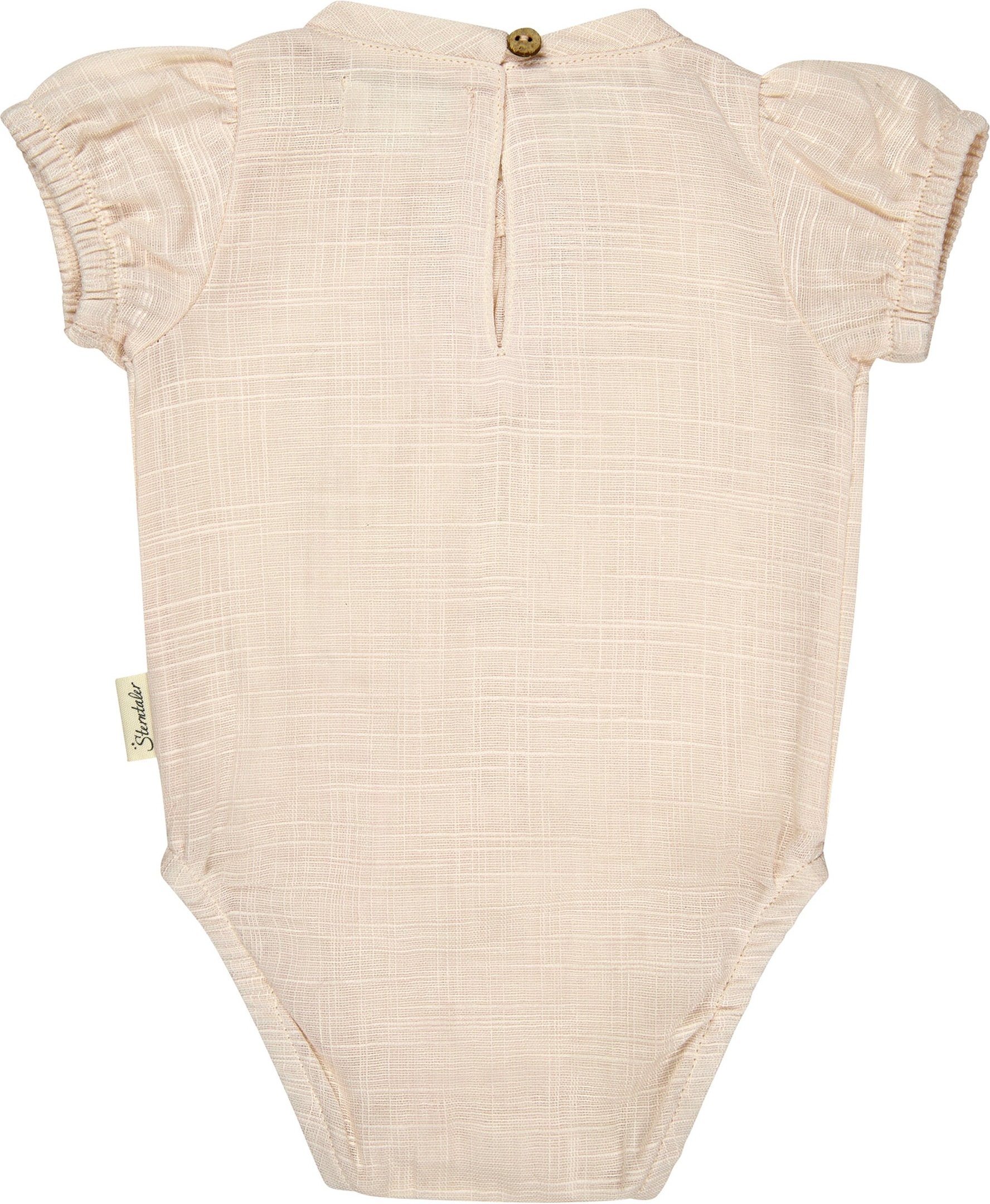 Sterntaler Body kurzarm Leinenoptik