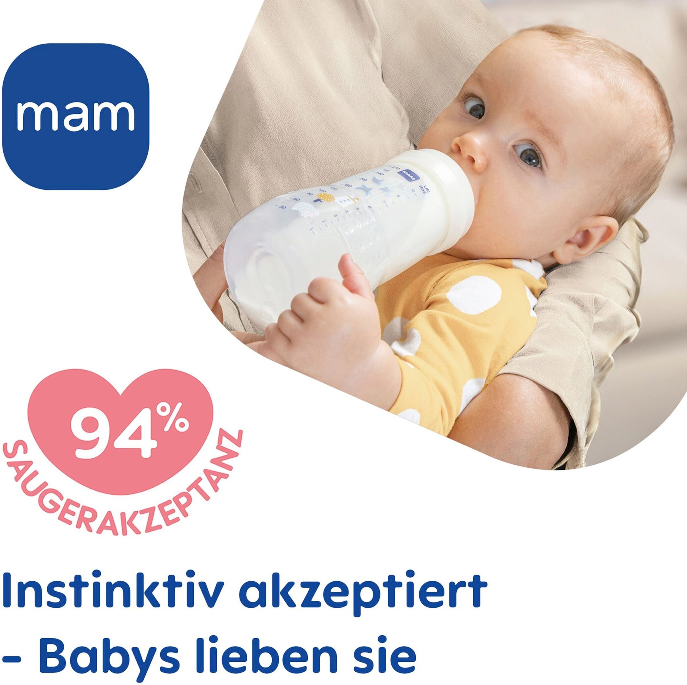 Mam 7-tlg. Easy Active Flaschen Set, ab 0M
