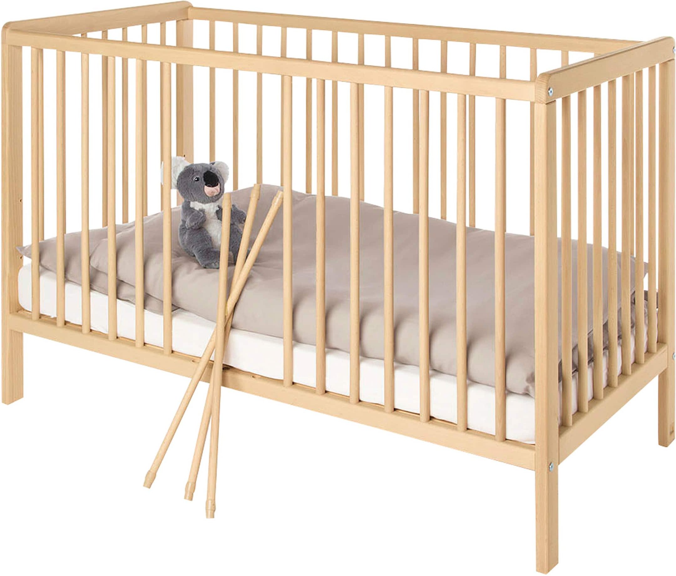 Thumbnail - Pinolino Babybett Hanna 60x120 cm