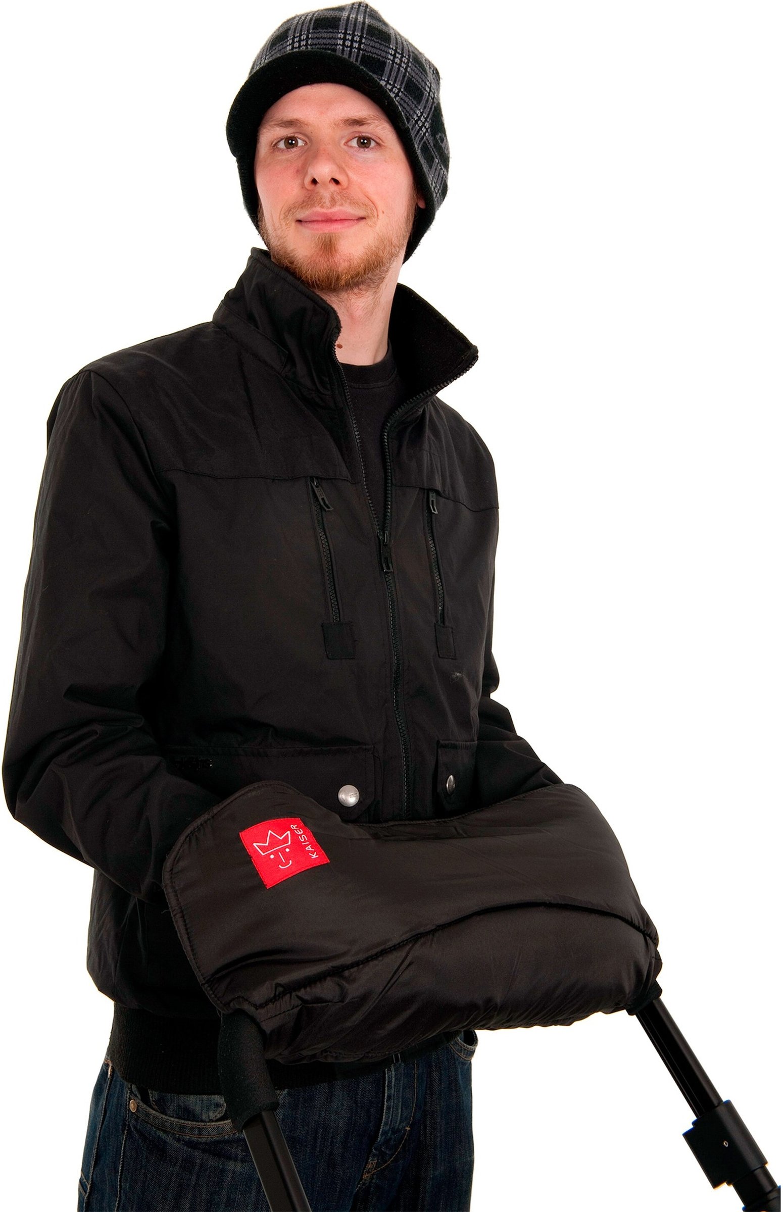 Kaiser Handwärmer Alaska für Kinderwagen schwarz