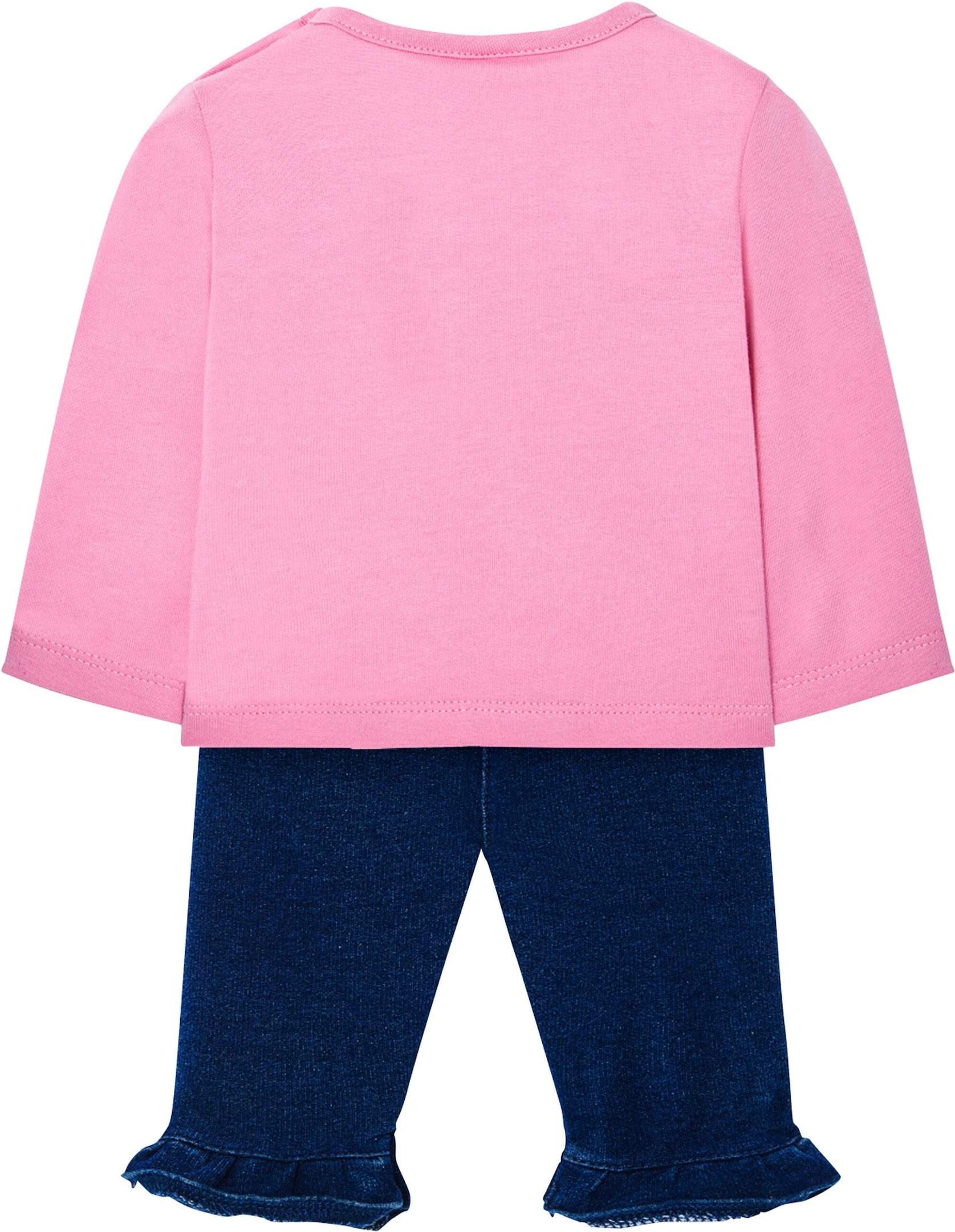 Boboli 2-tlg. Set Shirt langarm und Jeans Mädchen