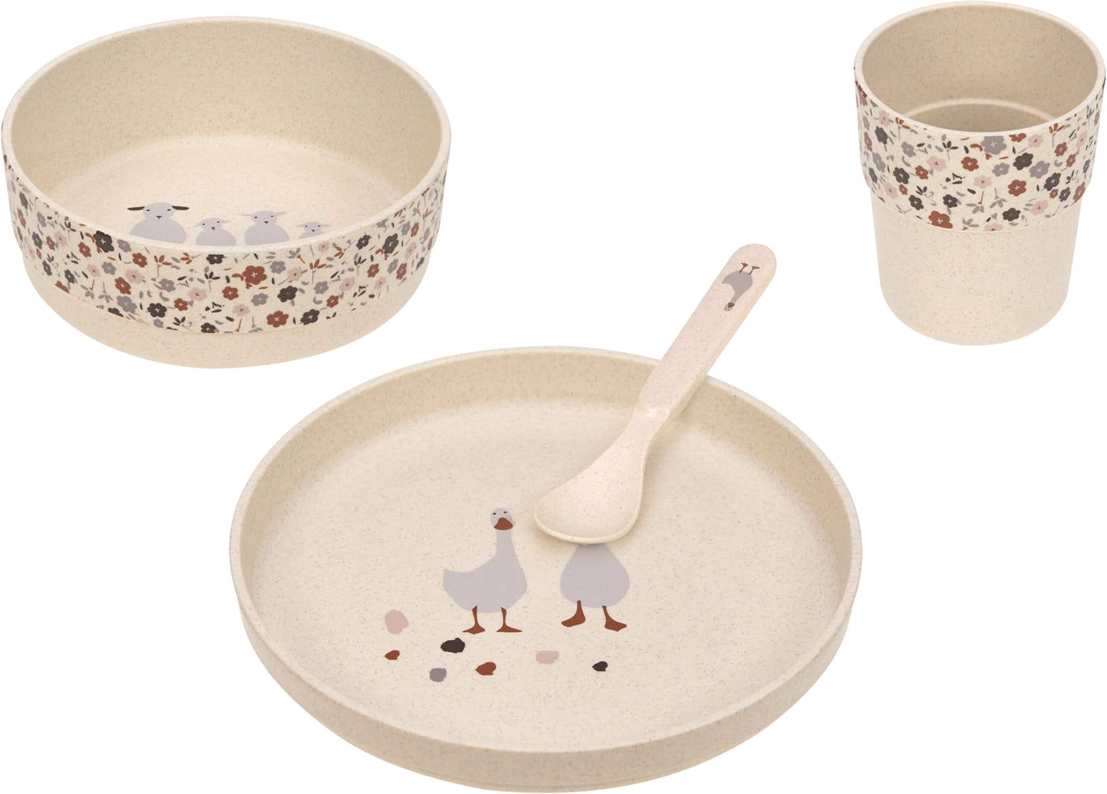 Thumbnail - Lässig 4-tlg. Geschirrset mit Zellulose