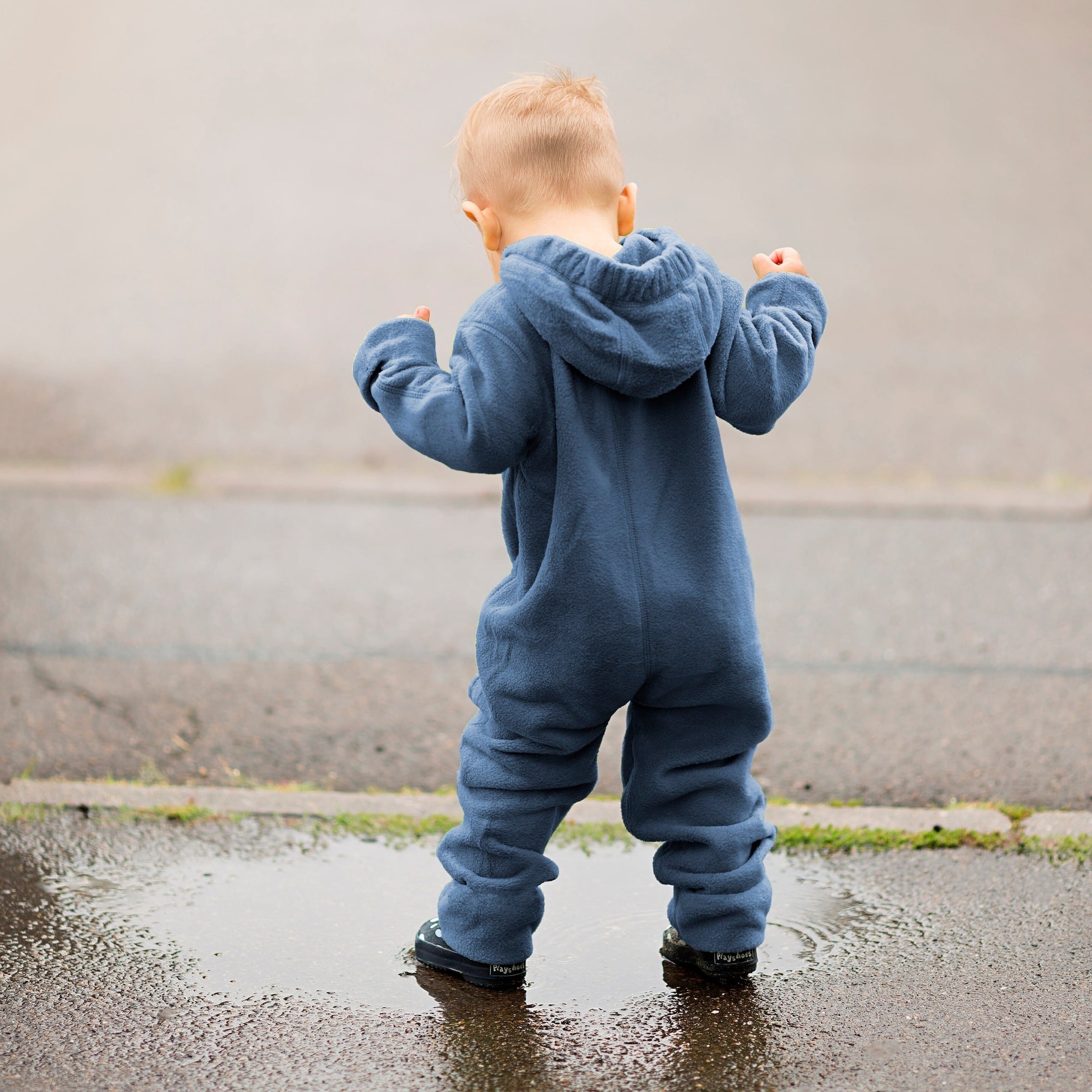 Hoppediz® Overall Fleece-Overall mit Umschlagbündchen