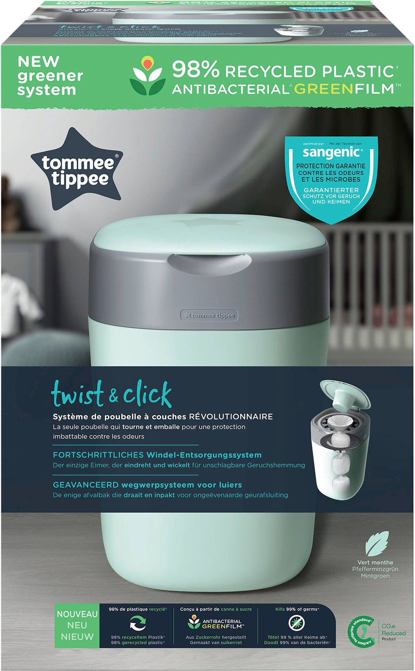 Tommee Tippee Twist & Click Windeleimer Twist & Click