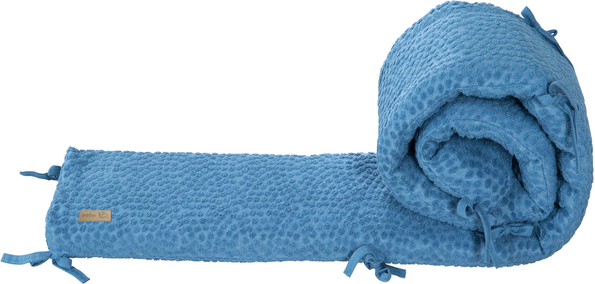 Roba Nestchen passend für Babybetten 60x120cm oder 70x140 cm 'Seashells' indigo