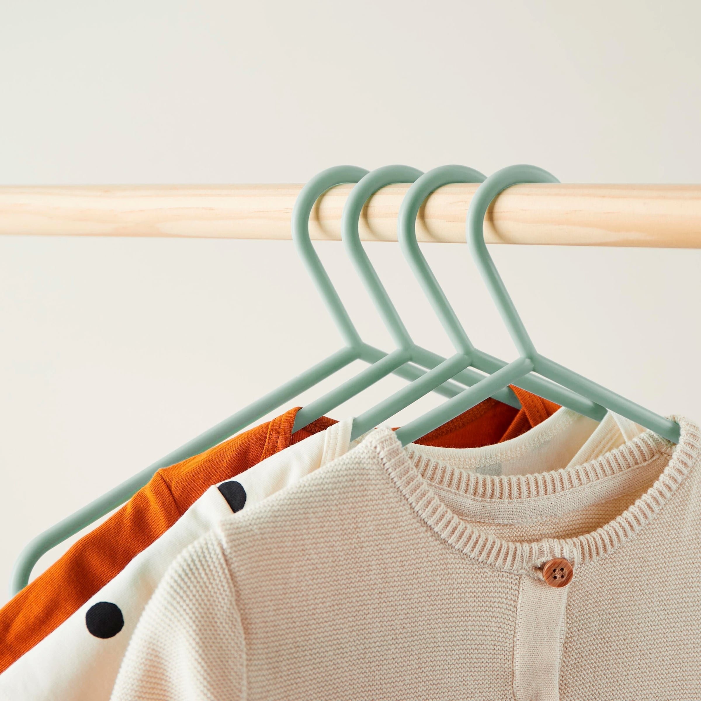 Bieco Kleiderbügel Kinder 8 St mint