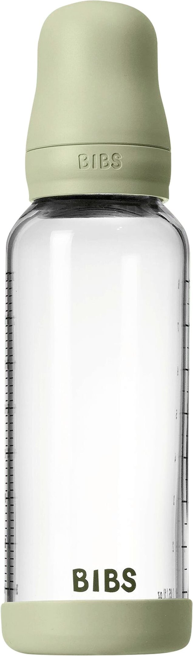 Bibs Babyflasche aus Glas, 240 ml, 2M+