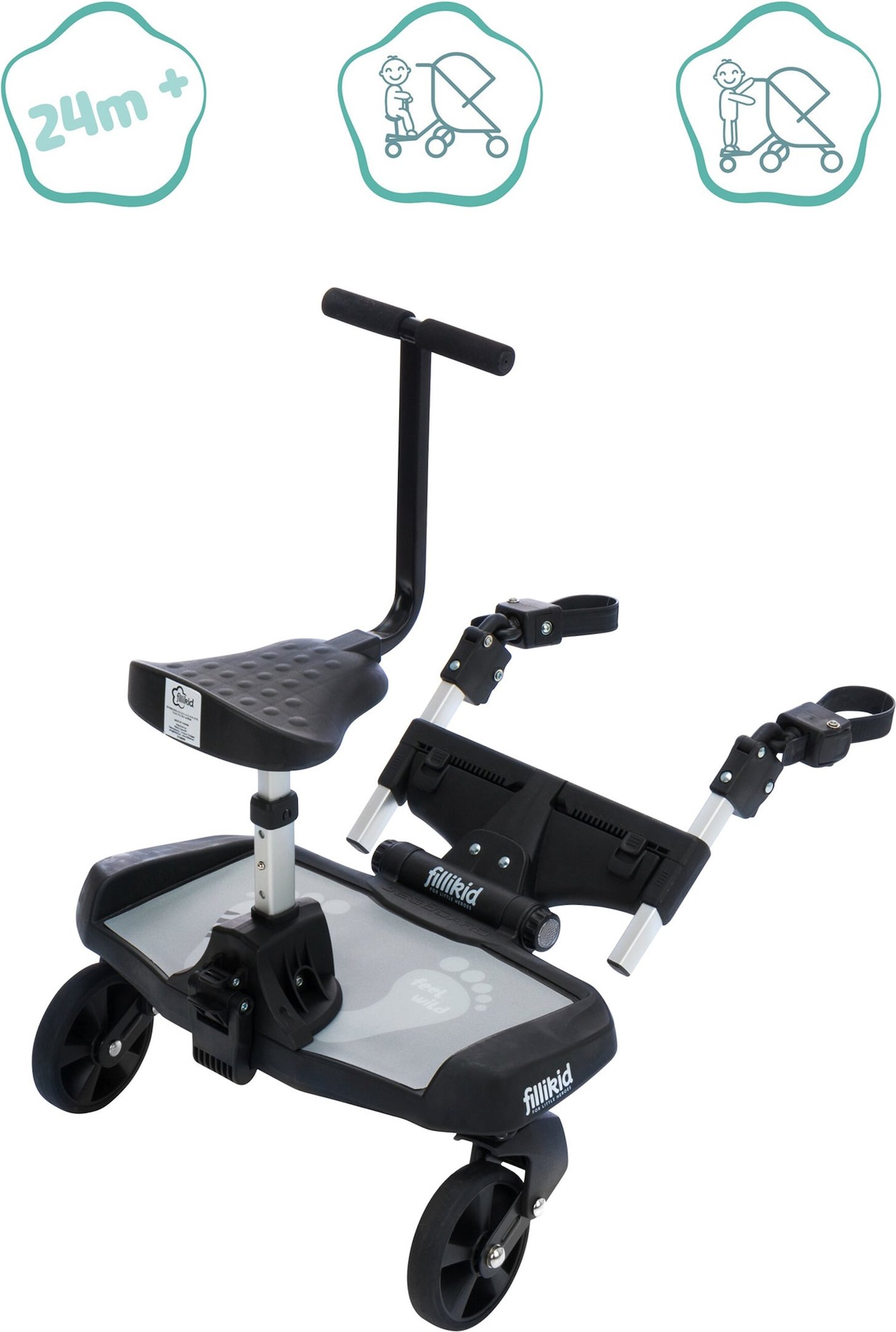 Fillikid Buggyboard Filliboard Wide schwarz