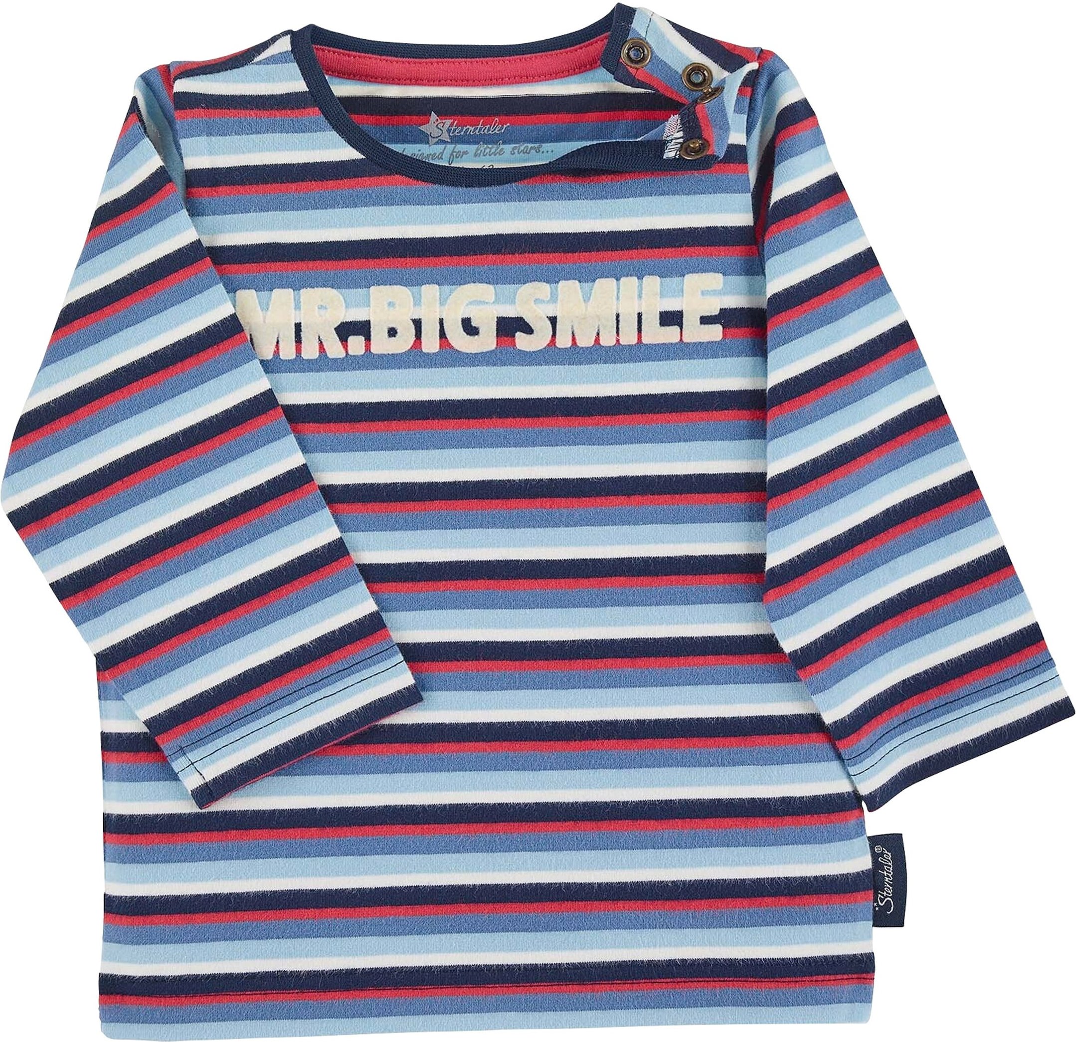 Sterntaler Shirt langarm Ringel Mr. Big smile