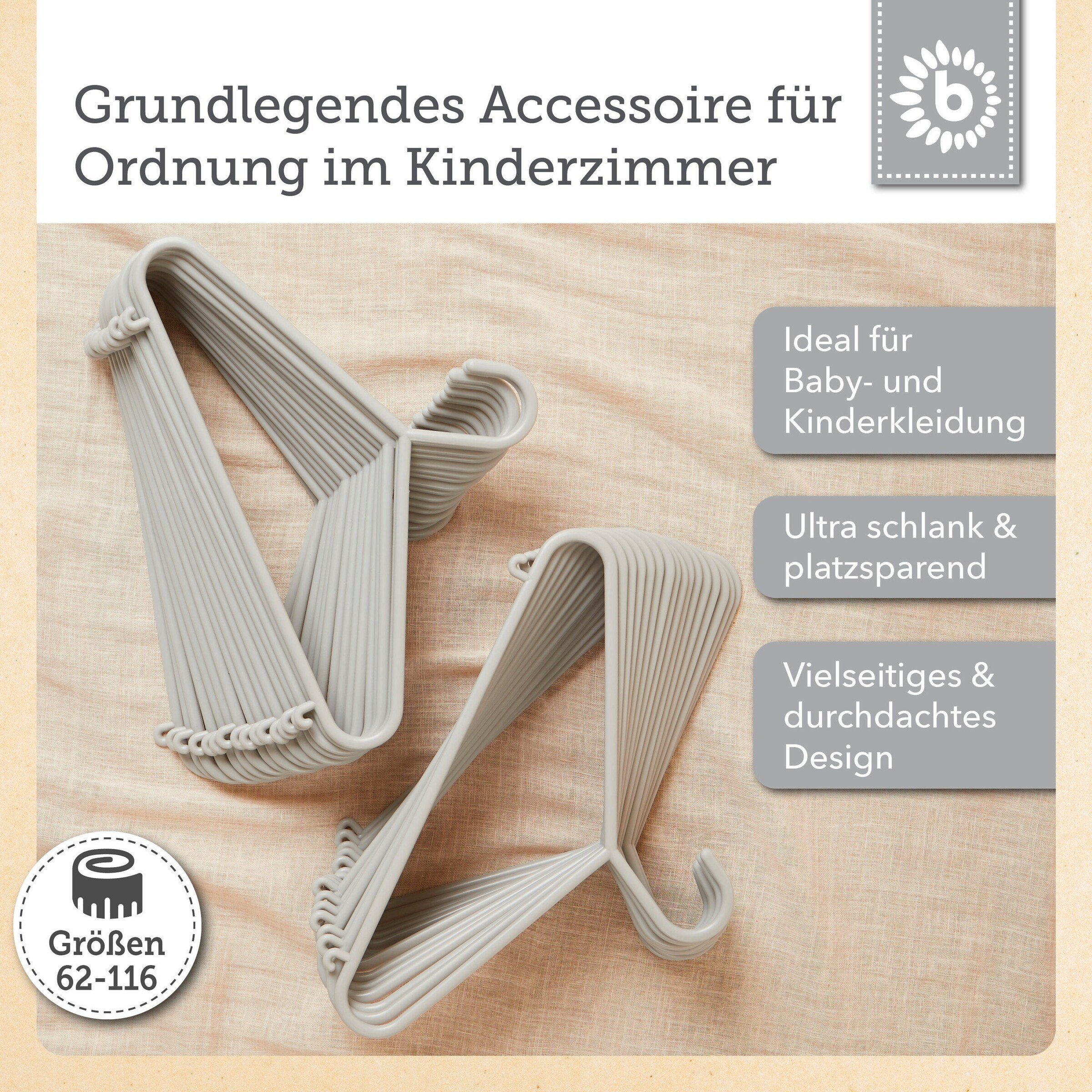 Bieco Kleiderbügel Kinder 32 St.