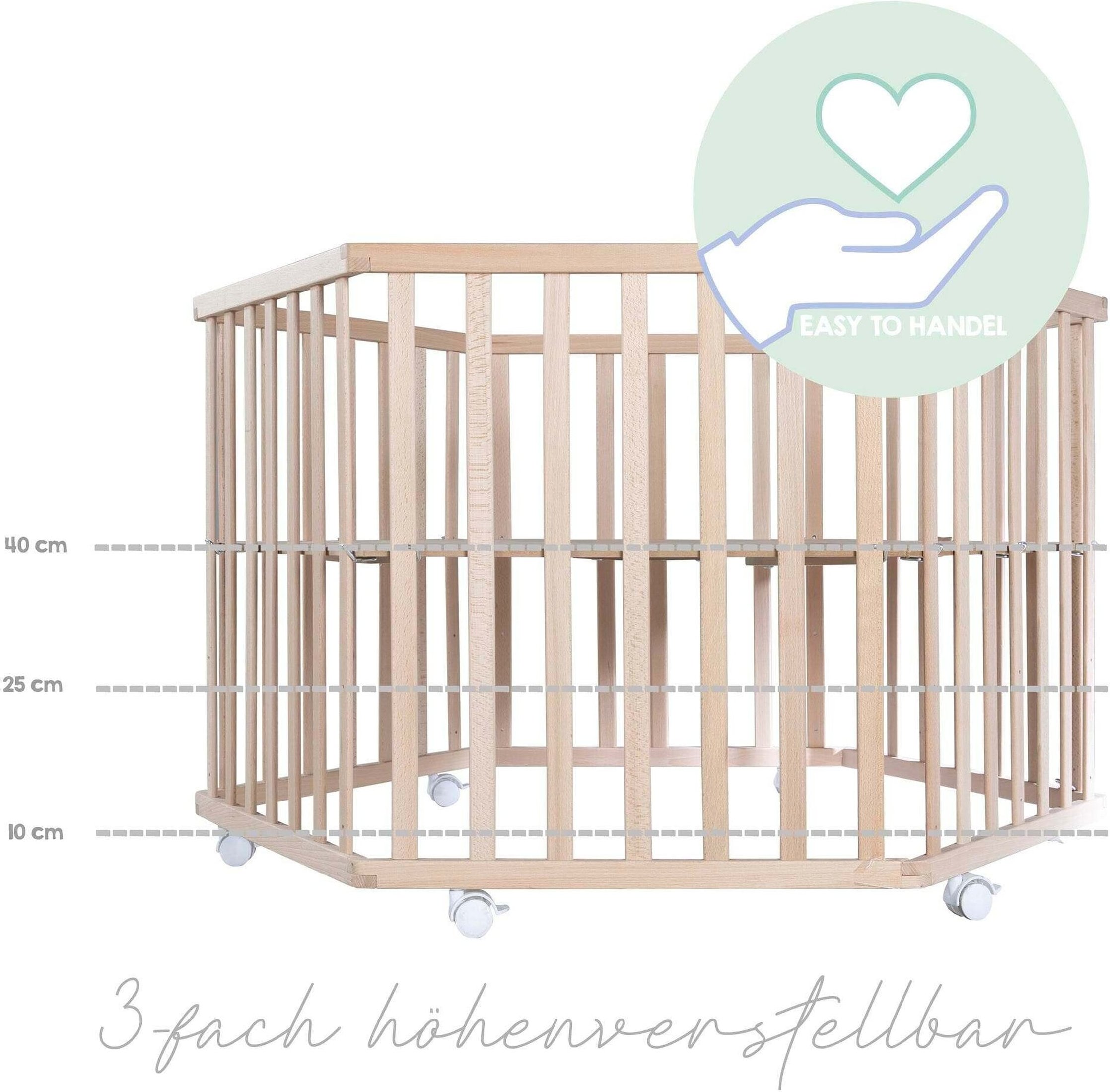 Roba Laufgitter 6-eckig Little Stars