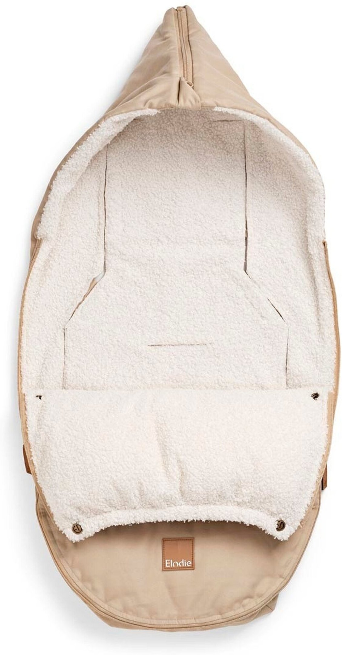 Elodie Fußsack für Babyschale- Pure Khaki khaki