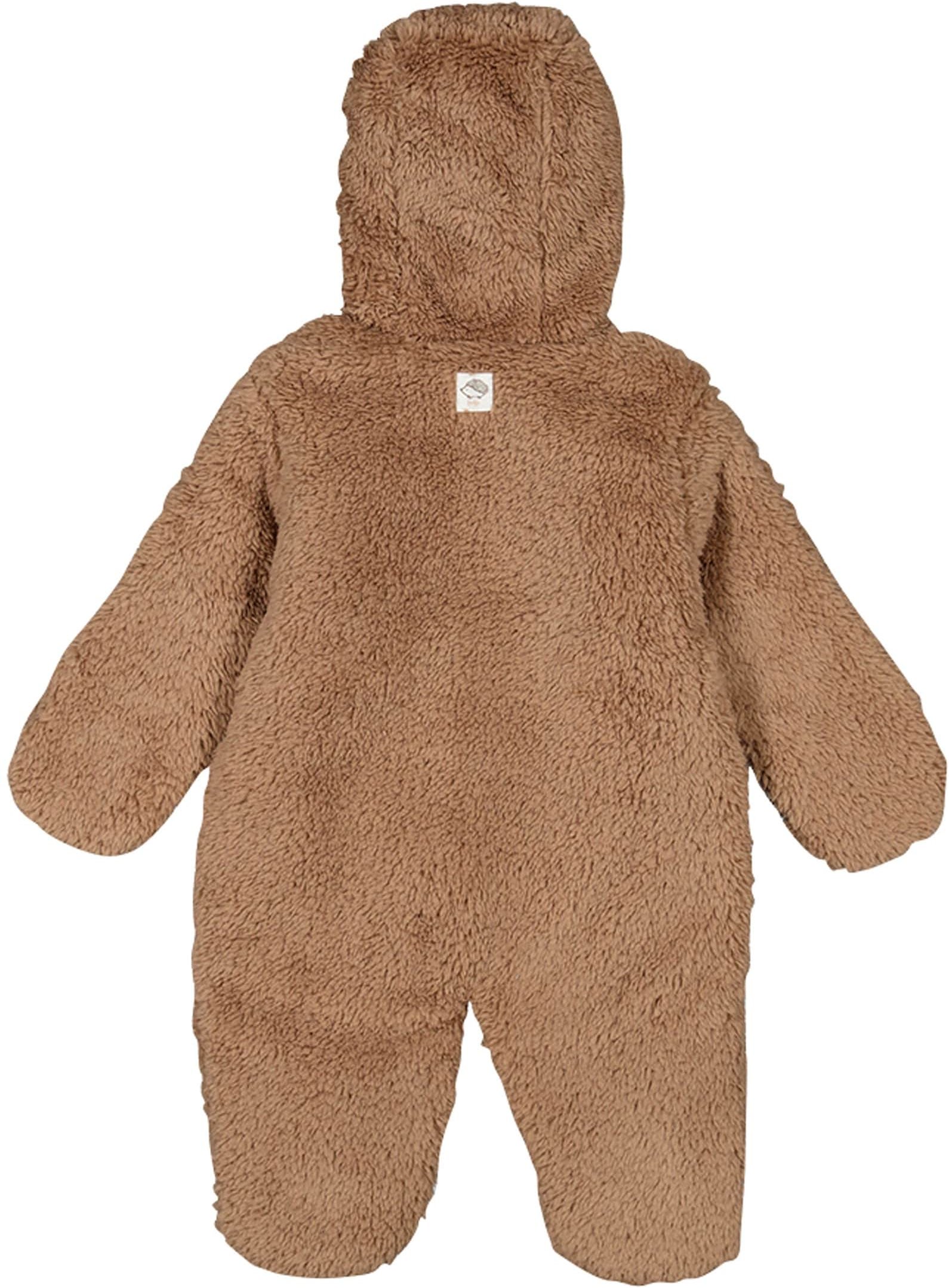 Feetje Plüschoverall mit Fuß und Kapuze mit Ohren