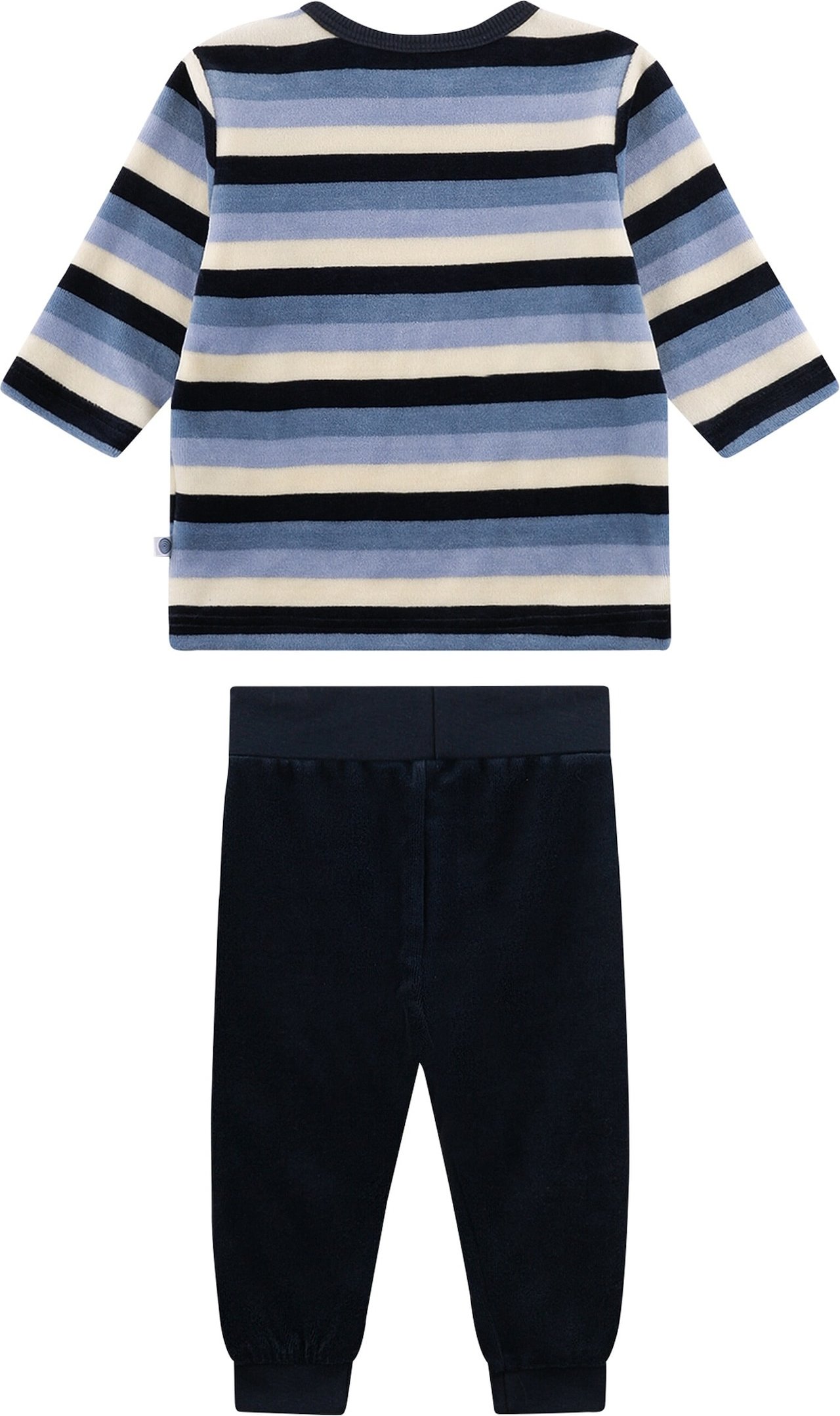 Sanetta Nicki-Schlafanzug lang Ringel