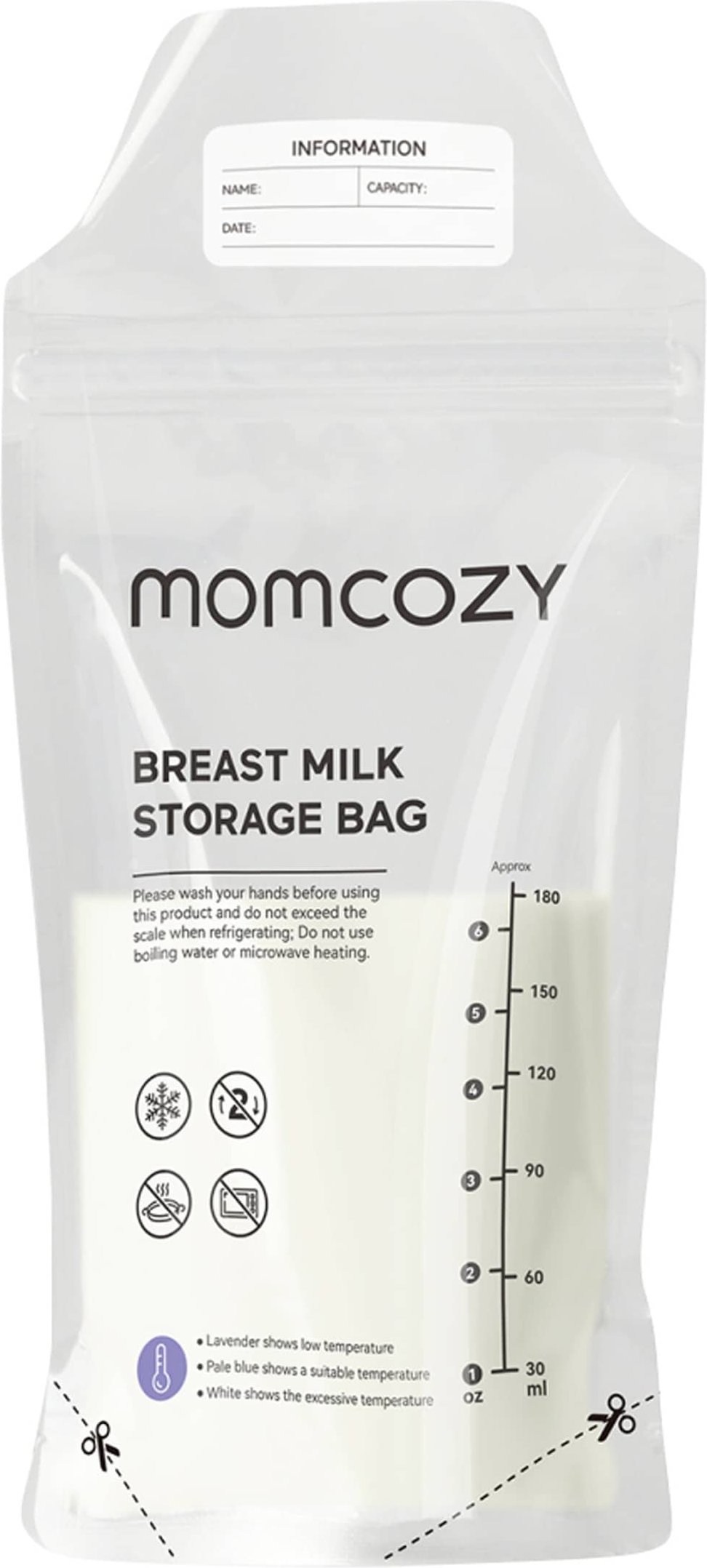 Momcozy Muttermilchbeutel, 180 ml