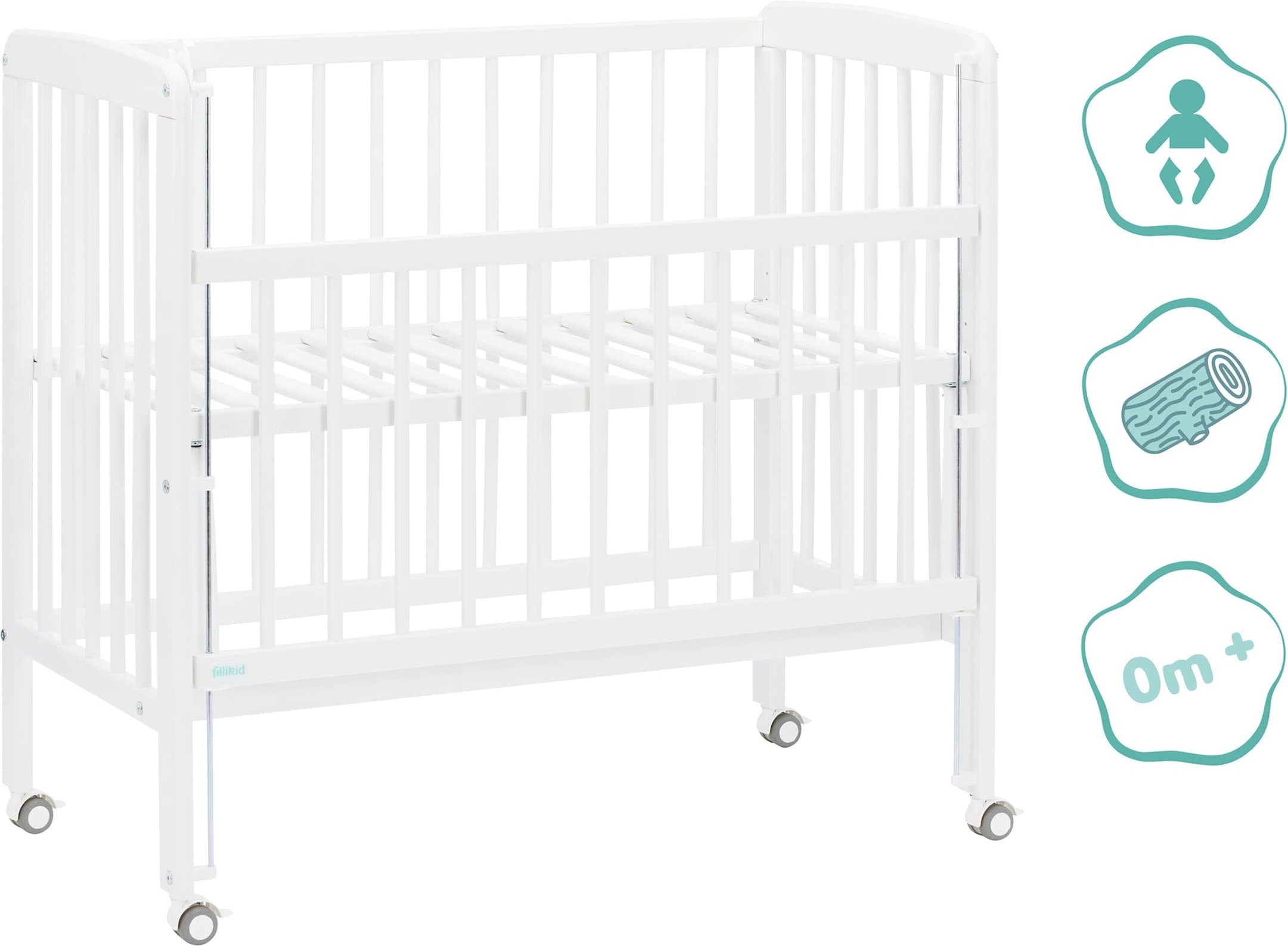 Fillikid Beistellbett Nino 90x45 cm