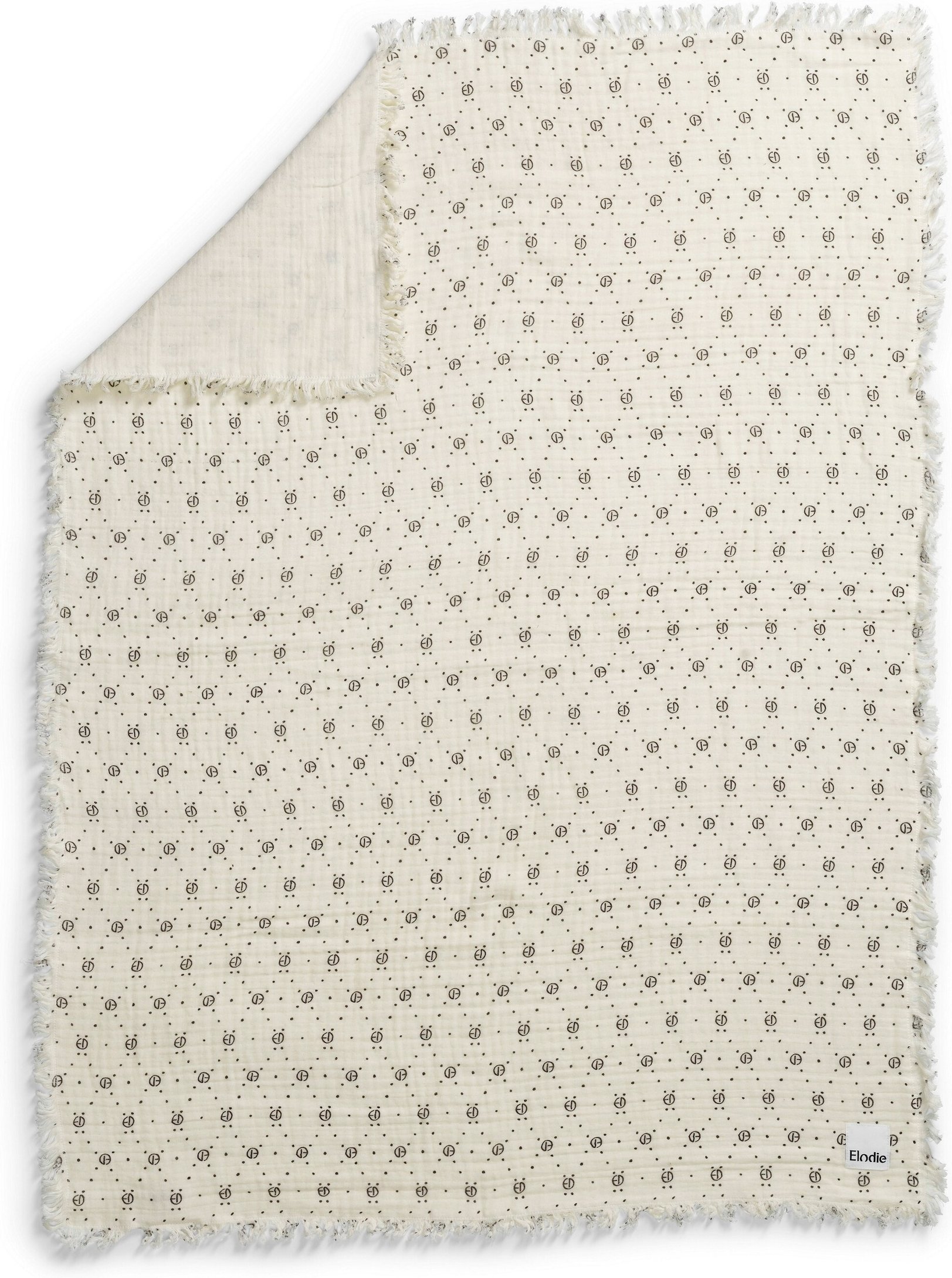 Elodie Soft Cotton Decke - Monogram