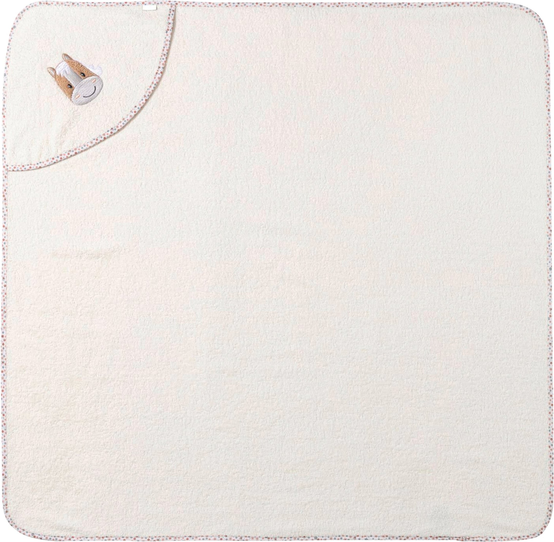 Thumbnail - Sterntaler Kapuzenbadetuch 100x100 cm beige