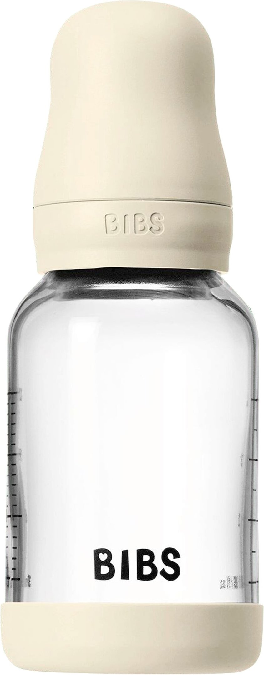 Bibs Babyflasche aus Glas, 120 ml, ab 0M