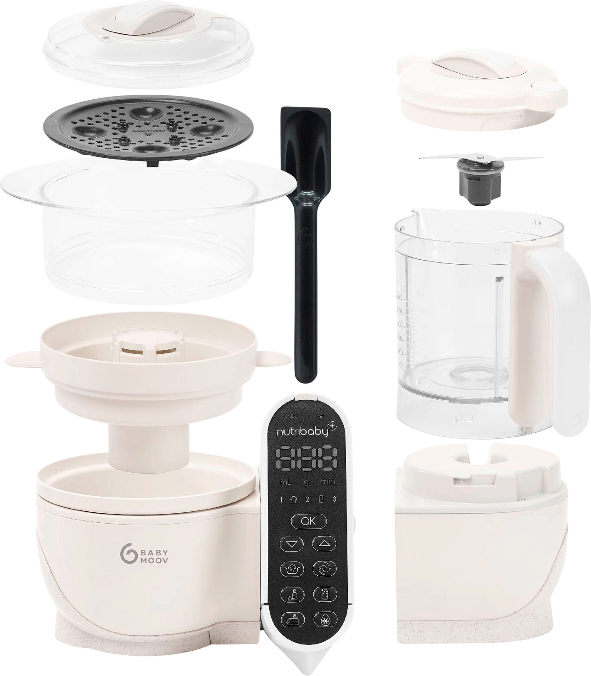 Babymoov Babynahrungszubereiter und Sterilisator NutribabyPlus