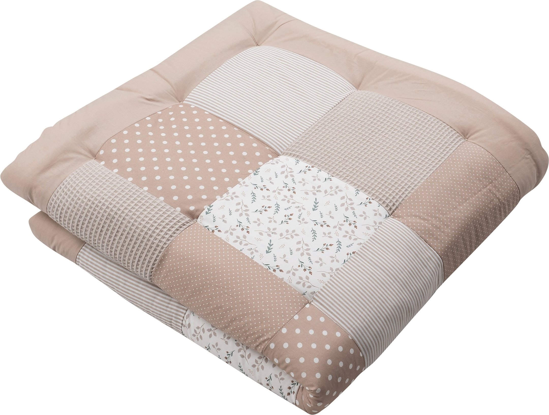 Ullenboom Krabbeldecke & Laufgittereinlage Waffelpiqué 120x120 cm