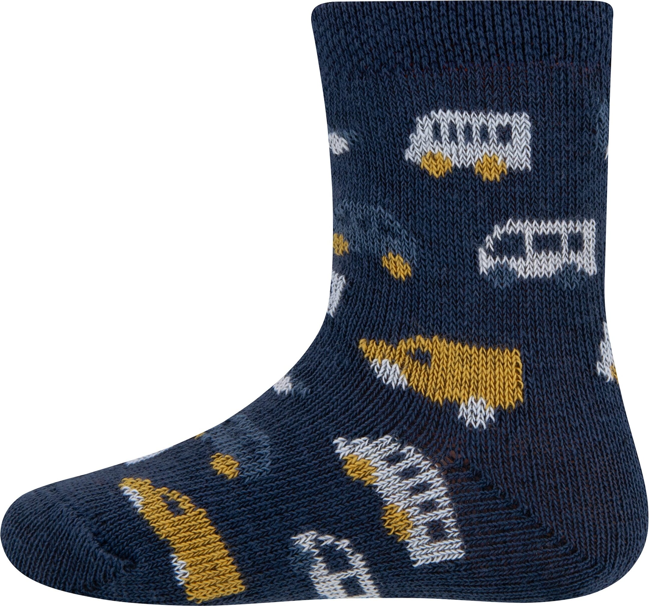 Ewers 2er-Pack Socken Fahrzeuge Ringel