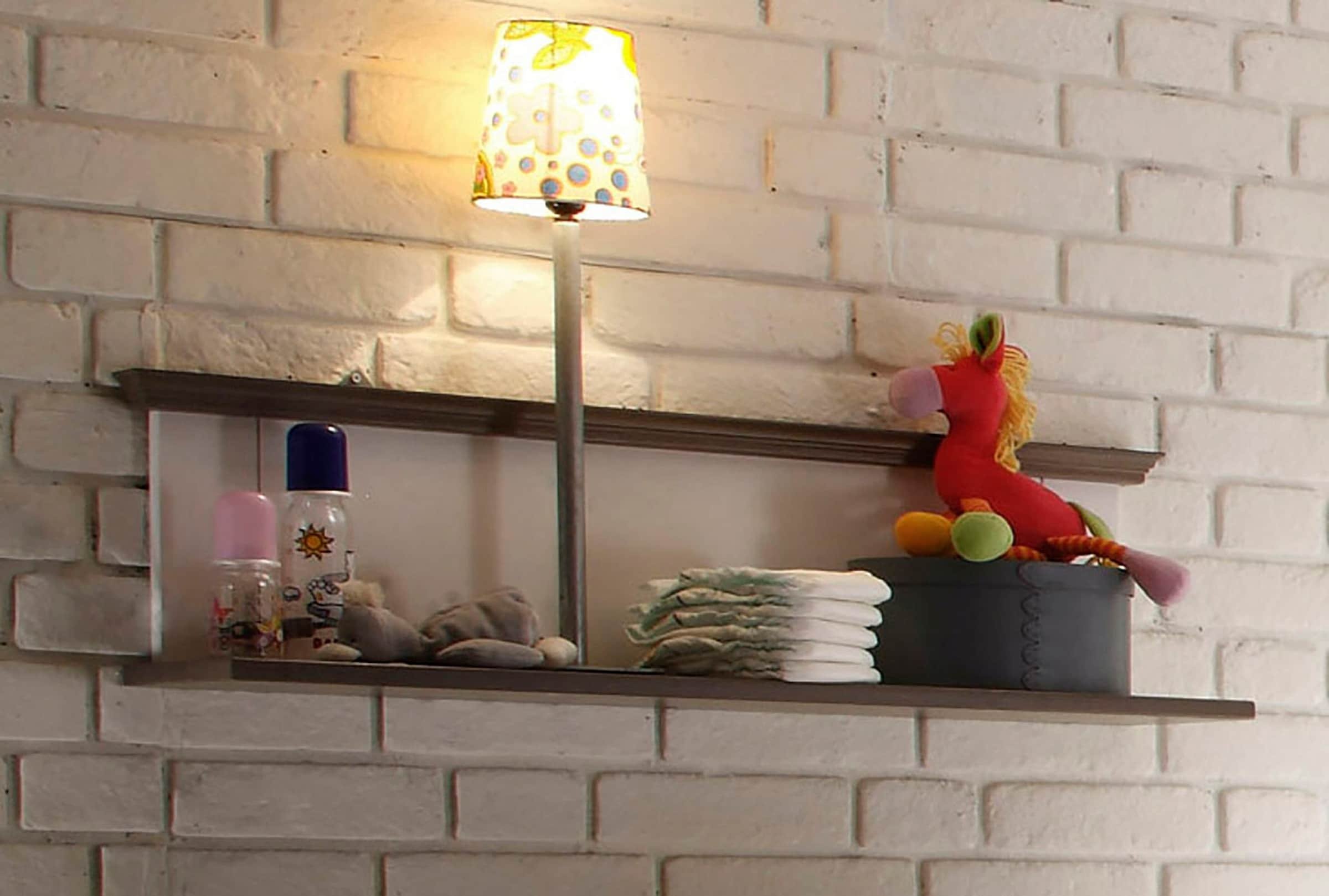 Ticaa Wandregal "Laura" Kiefer Lava-Weiß