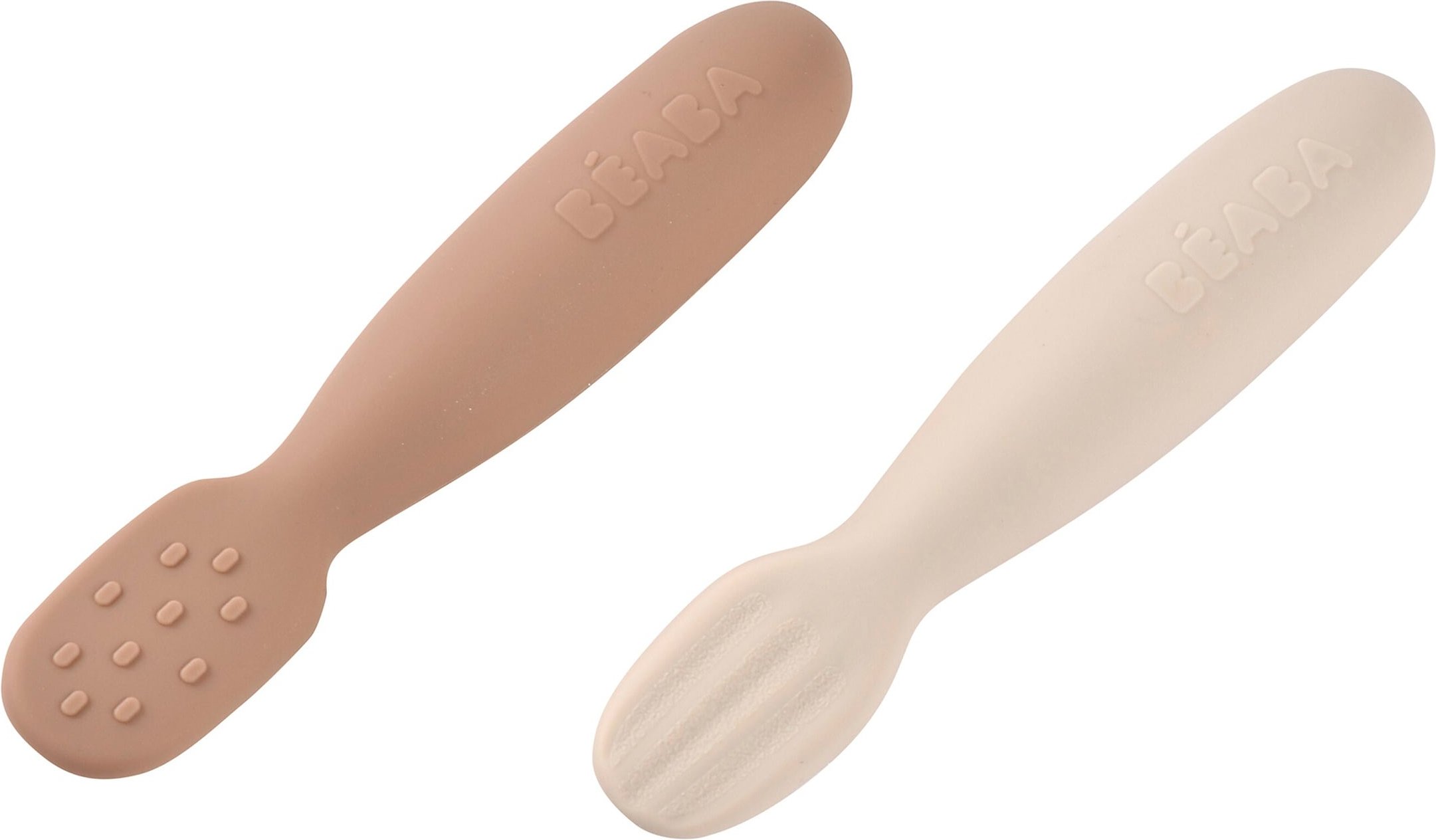 Beaba 2er-Pack Silikon-Esslernlöffel
