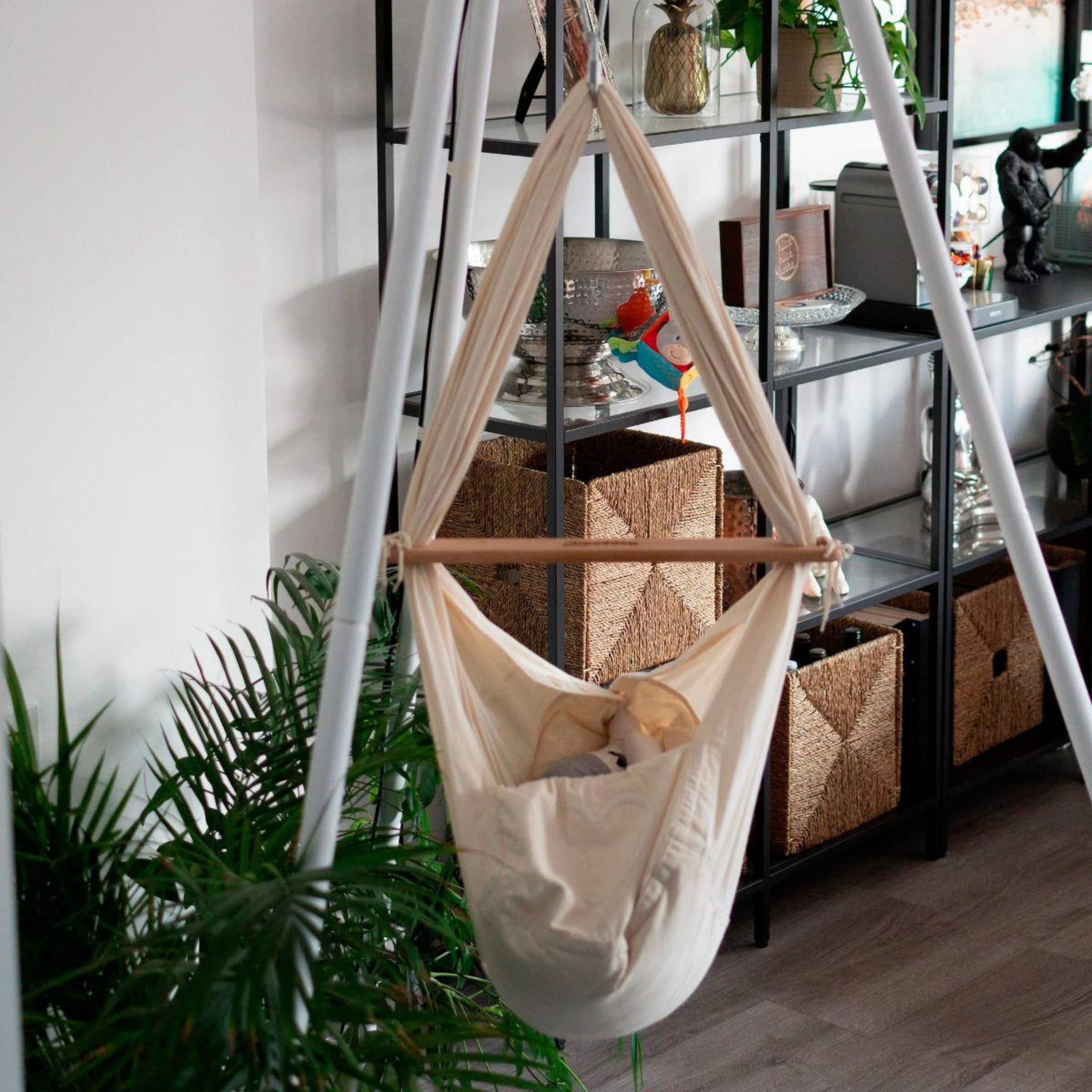 Hoppediz® Federwiege Komplett-Set Baby-Federwiege