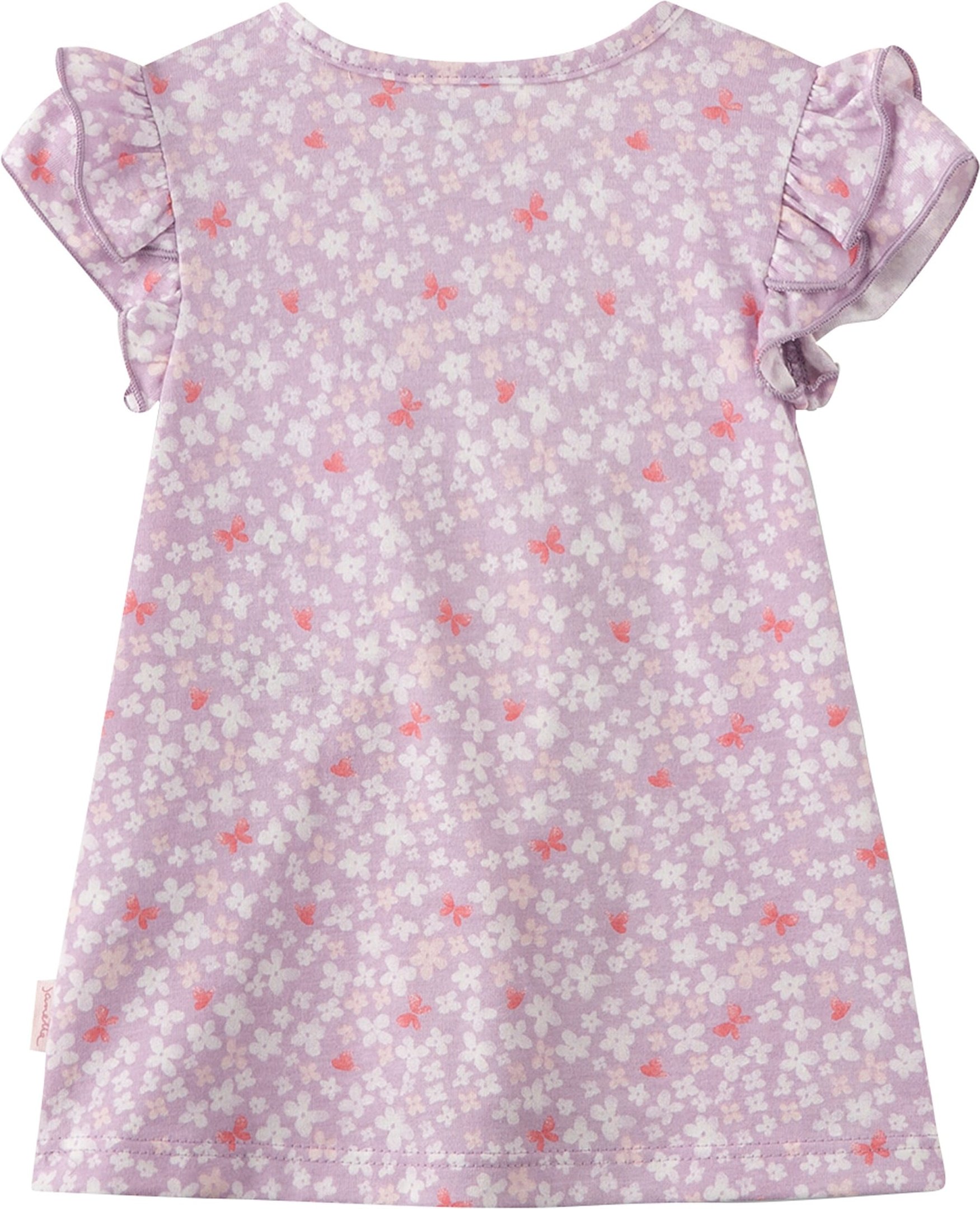 Sanetta Fiftyseven Kleid kurzarm Blumen Rüschen