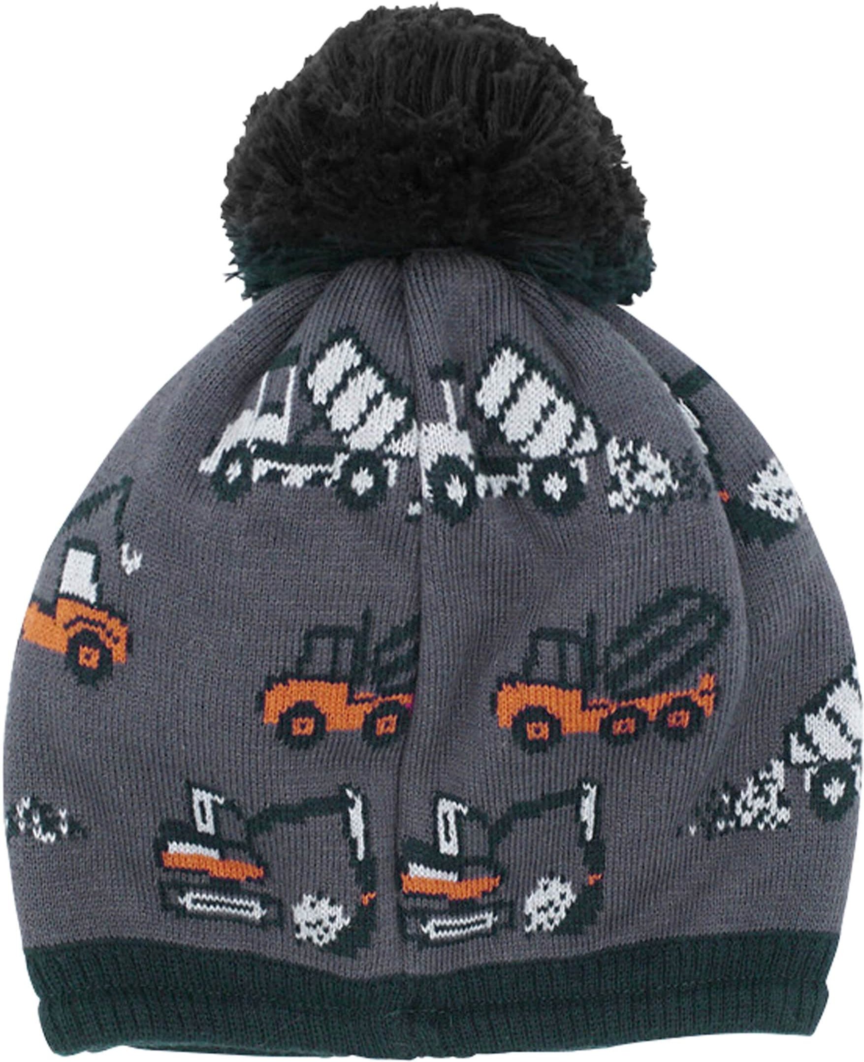 Maximo Strickmütze mit Bommel Fahrzeuge