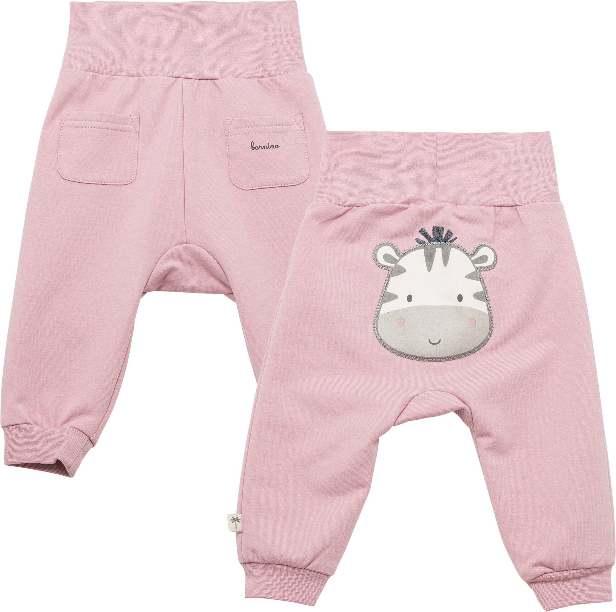 Bornino Sunny Adventure Jogginghose mit Po-Applikation Zebra