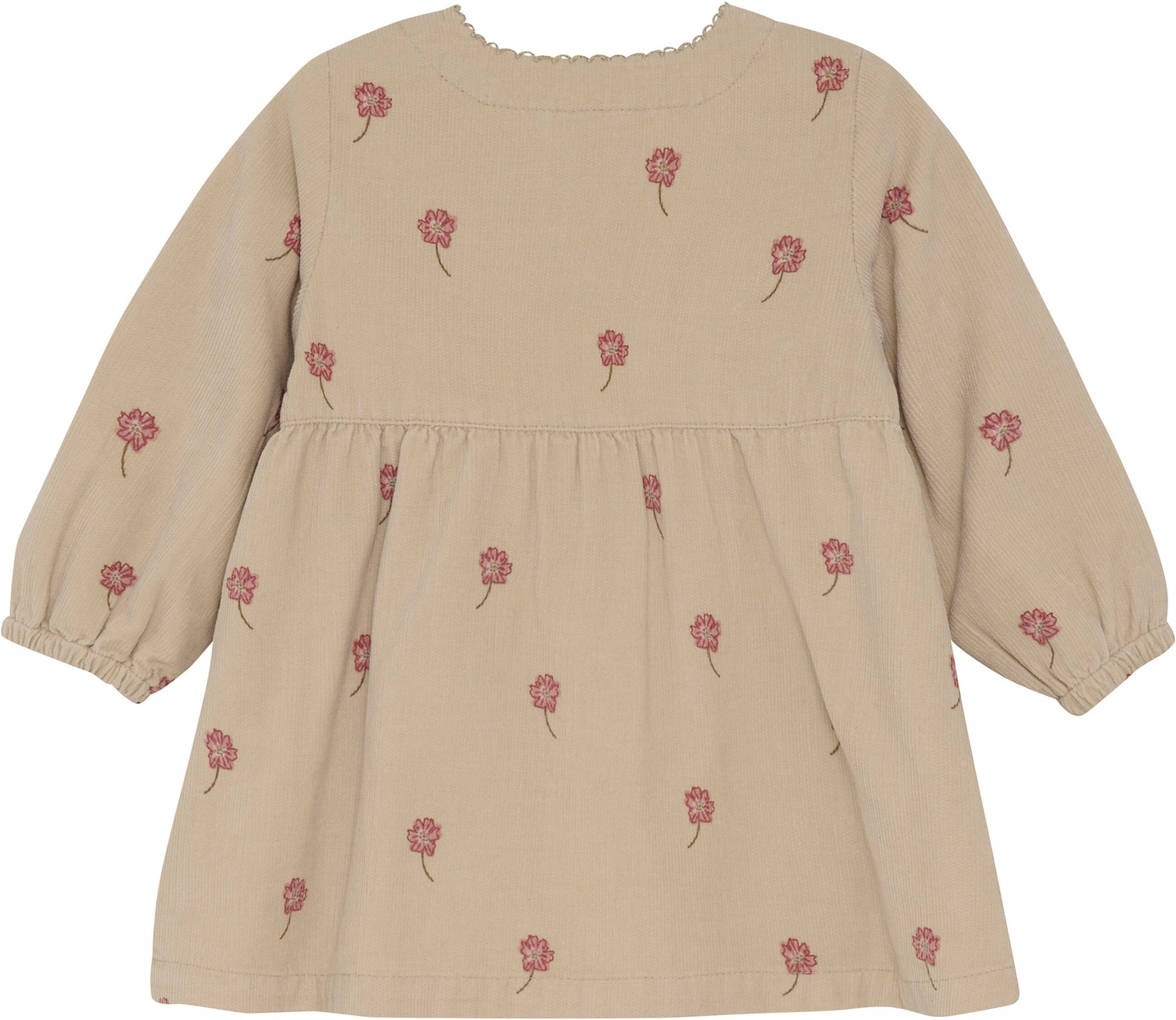 Thumbnail - Minymo Cordkleid langarm Blumen