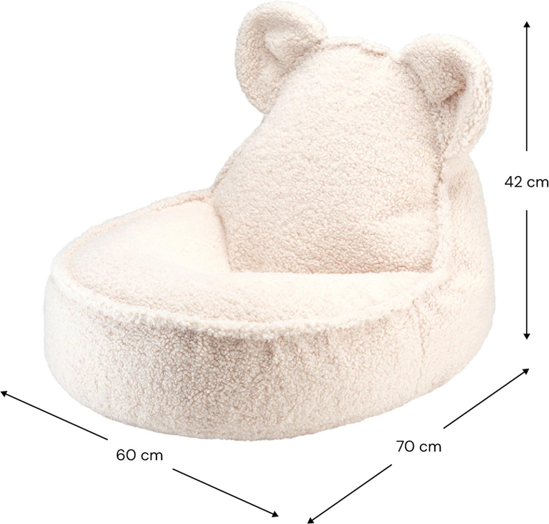 Thumbnail - Wigiwama Sitzsack Teddybär