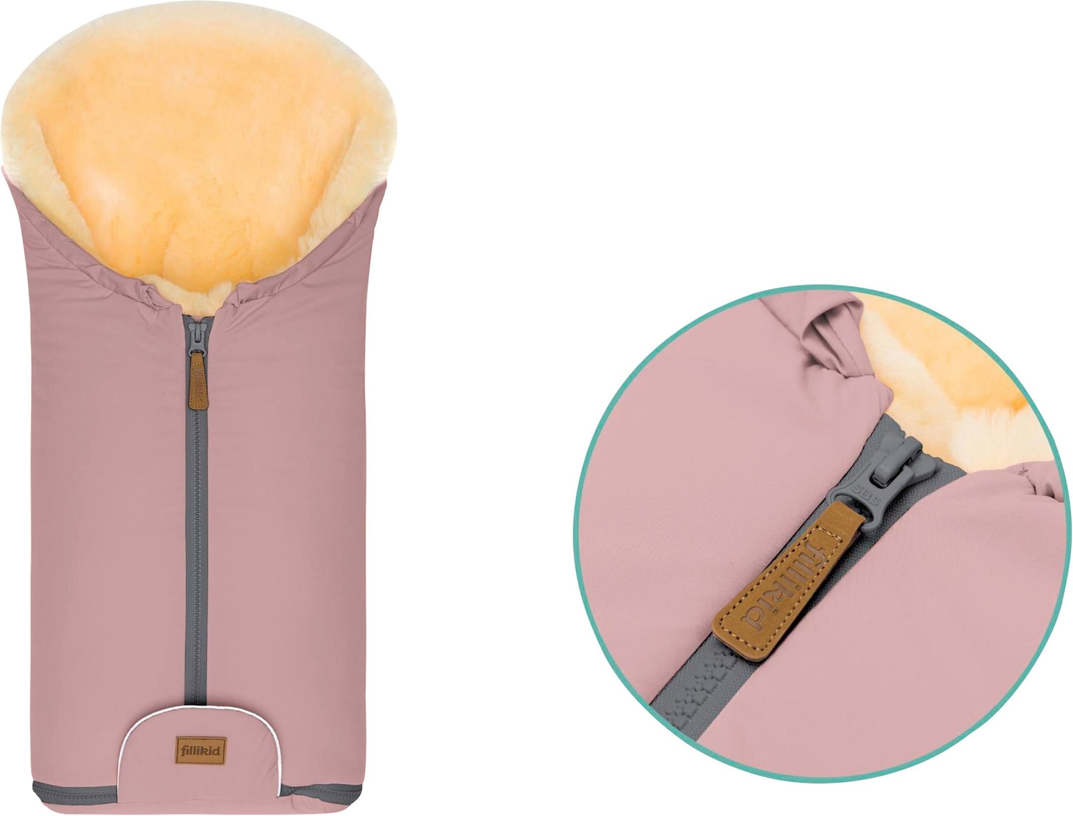 Thumbnail - Fillikid Winterfußsack Pamir rosa