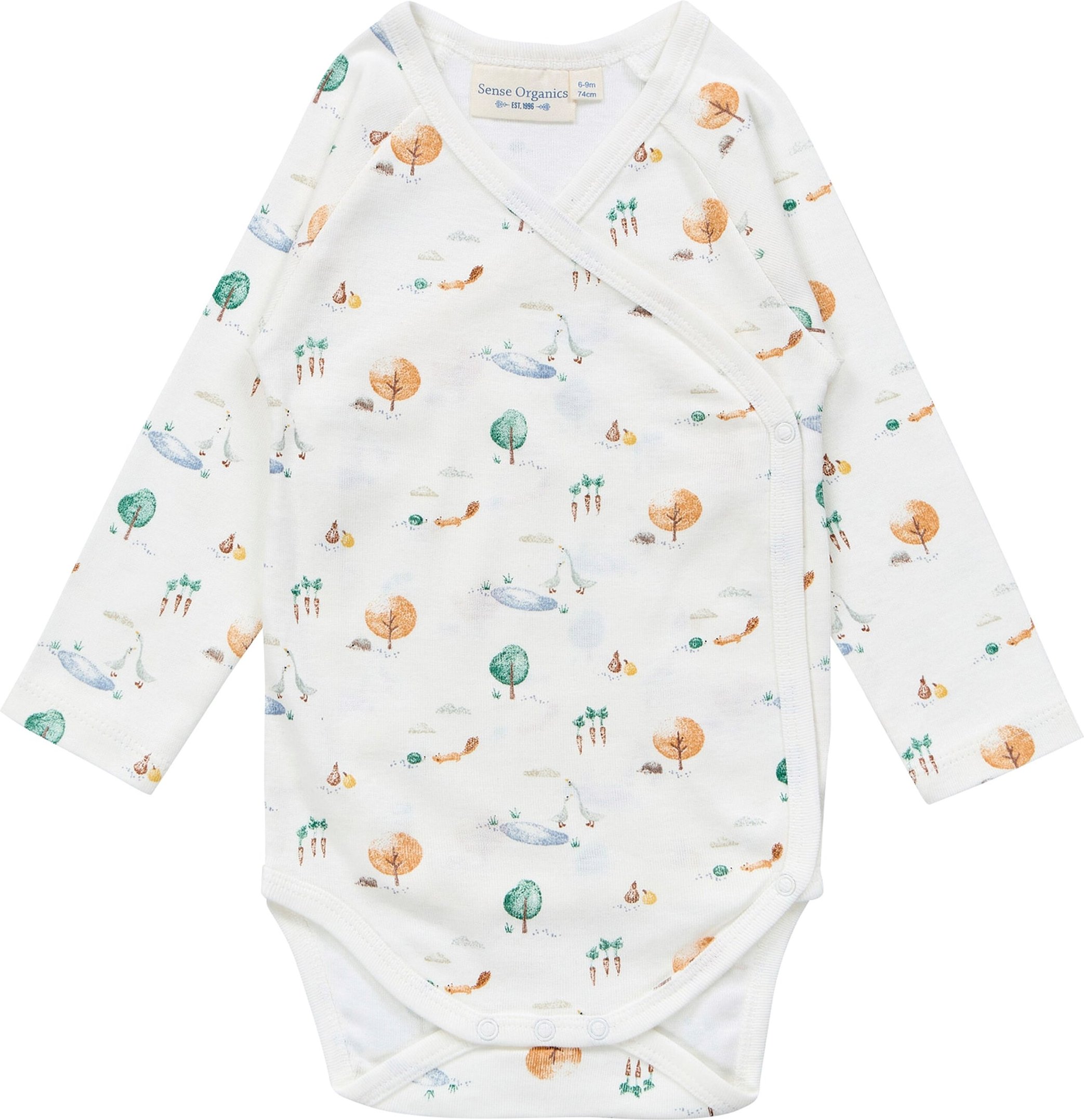 Sense Organics Wickelbody langarm Tiere