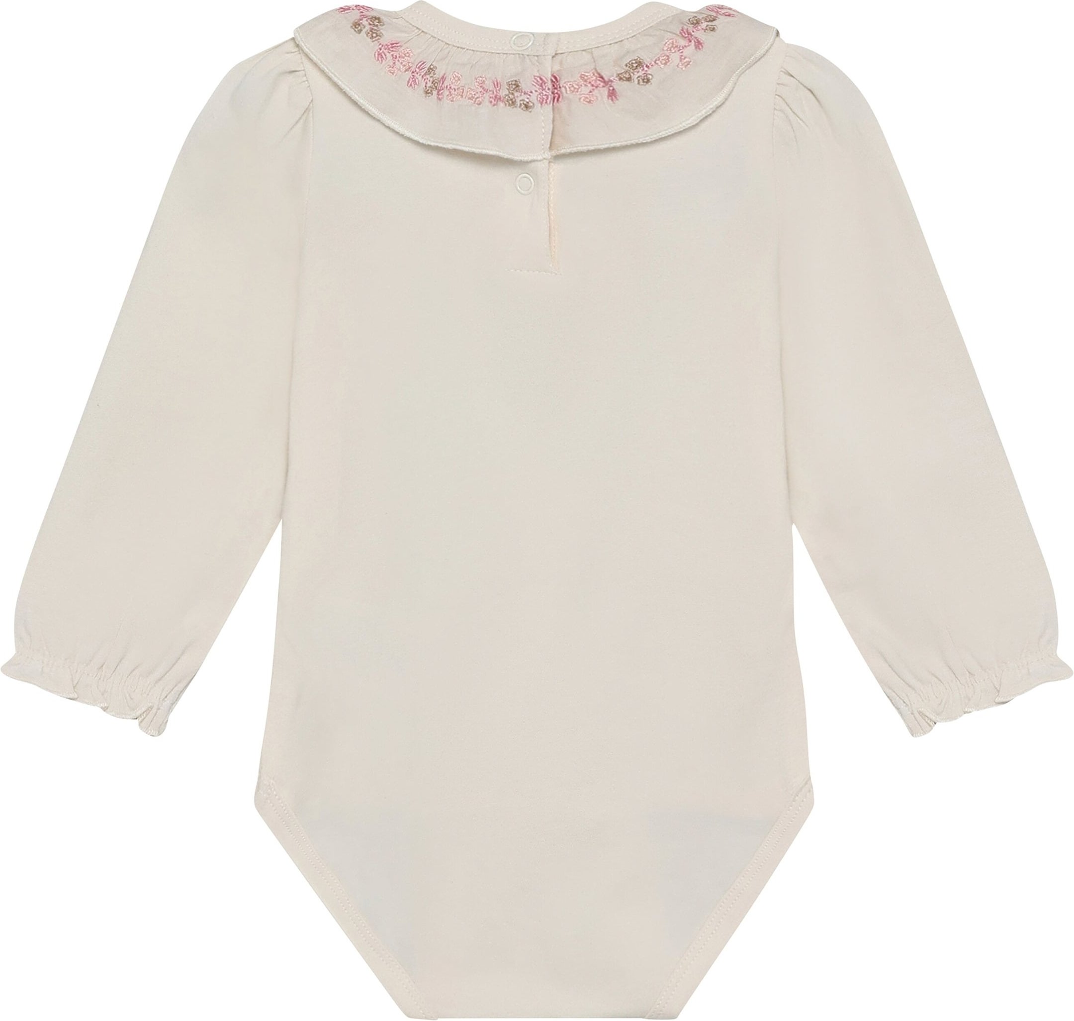 Minymo Body langarm Rüschenkragen