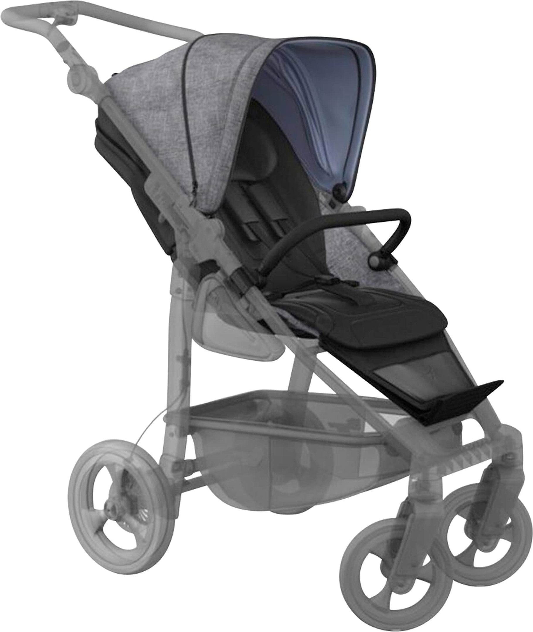 Tfk Kinderwagen Sportwagen Mono 4 grau | schwarz