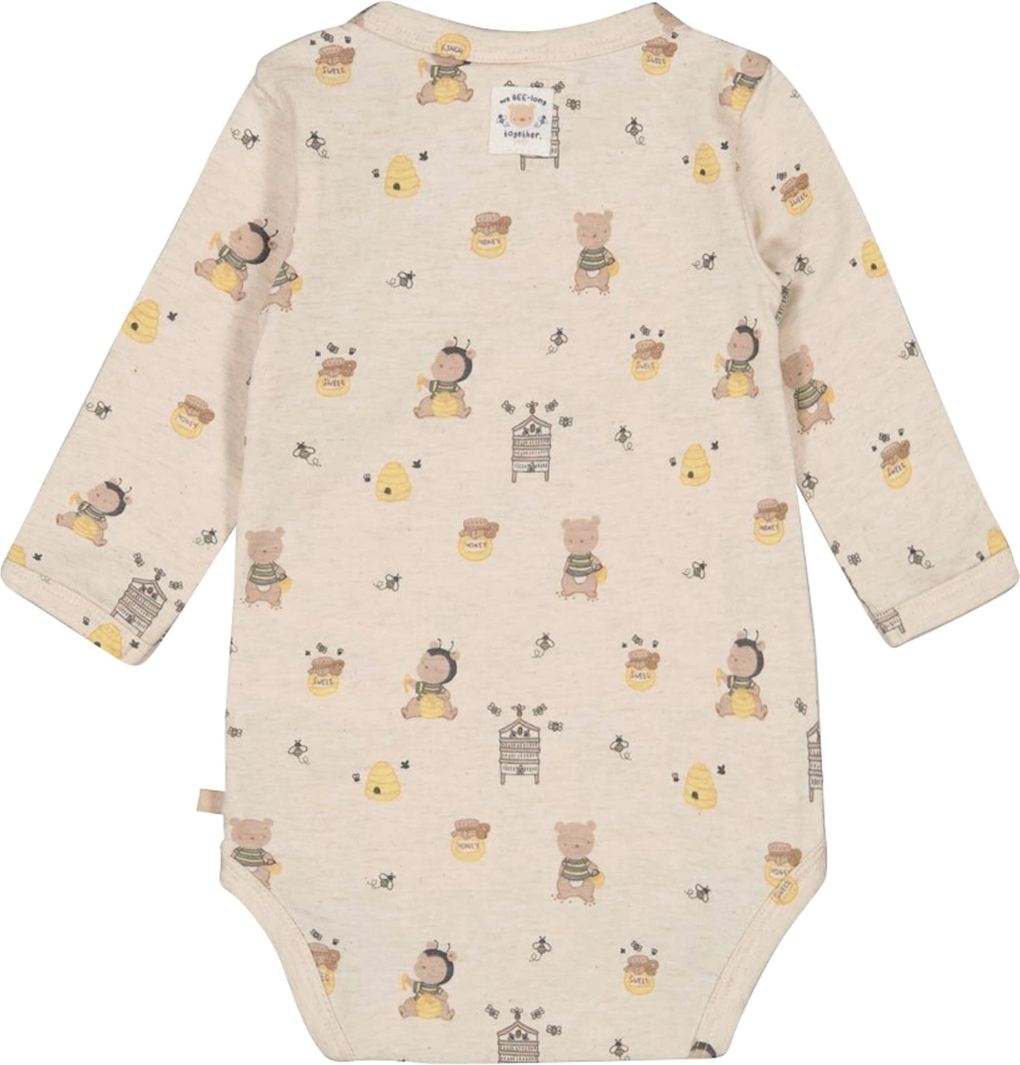 Feetje Wickelbody langarm Honigbären