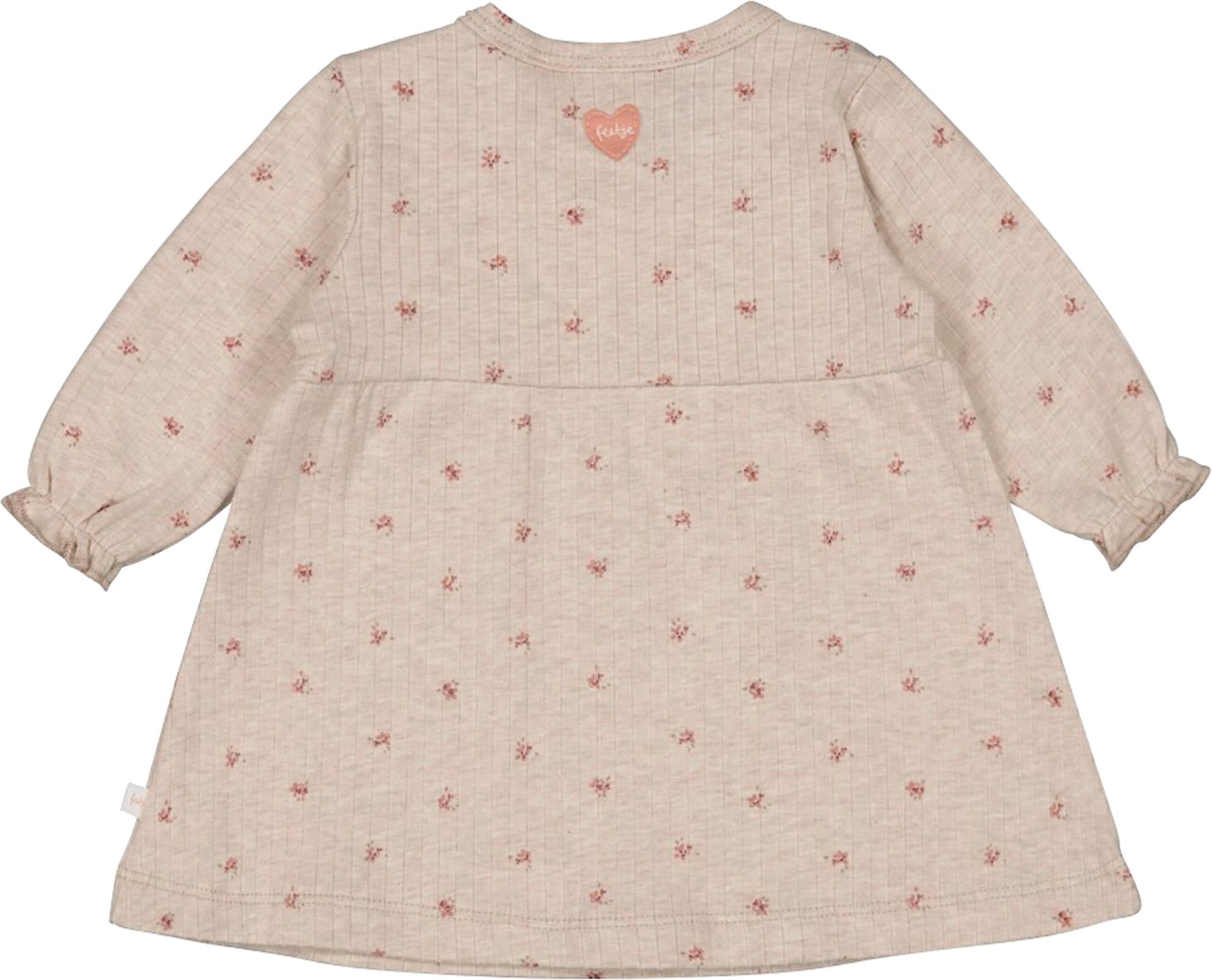 Thumbnail - Feetje Kleid langarm Blumen Rippqualität