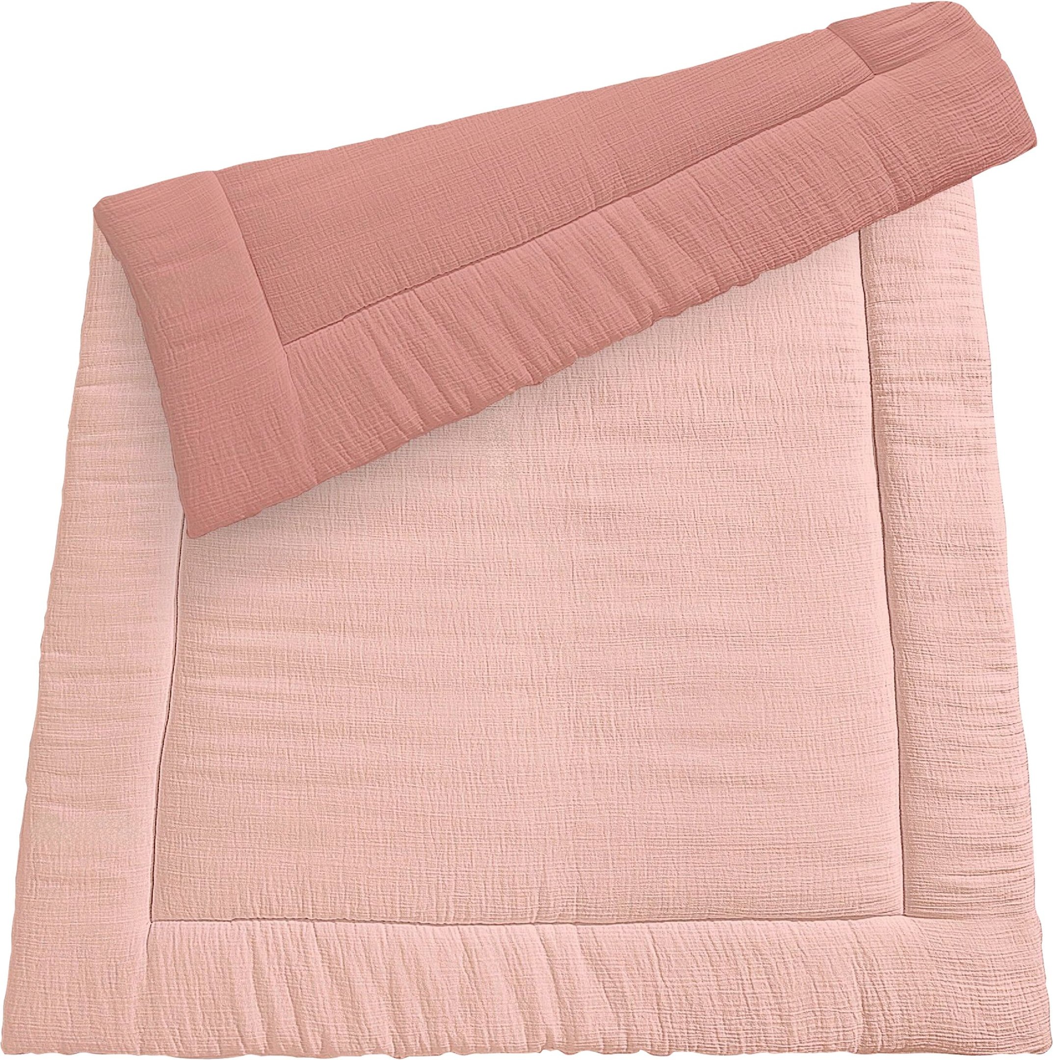 Bornino Home Wende-Krabbeldecke Musselin 100x150 cm