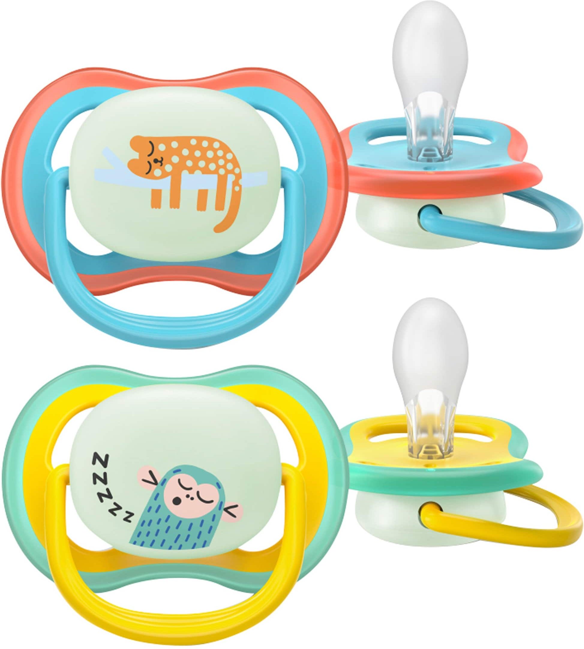 2er-Pack Schnuller ultra air Nighttime, ab 18M