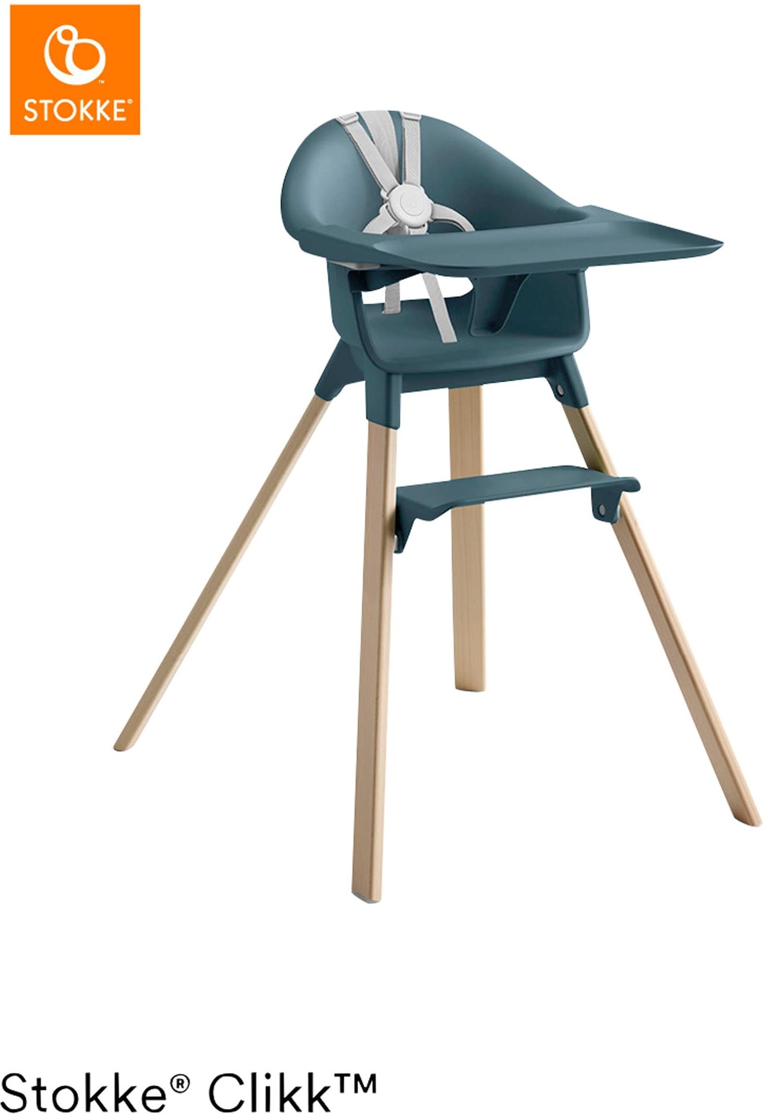 Stokke® Clikk™ Hochstuhl Bundle inkl. Sitzkissen